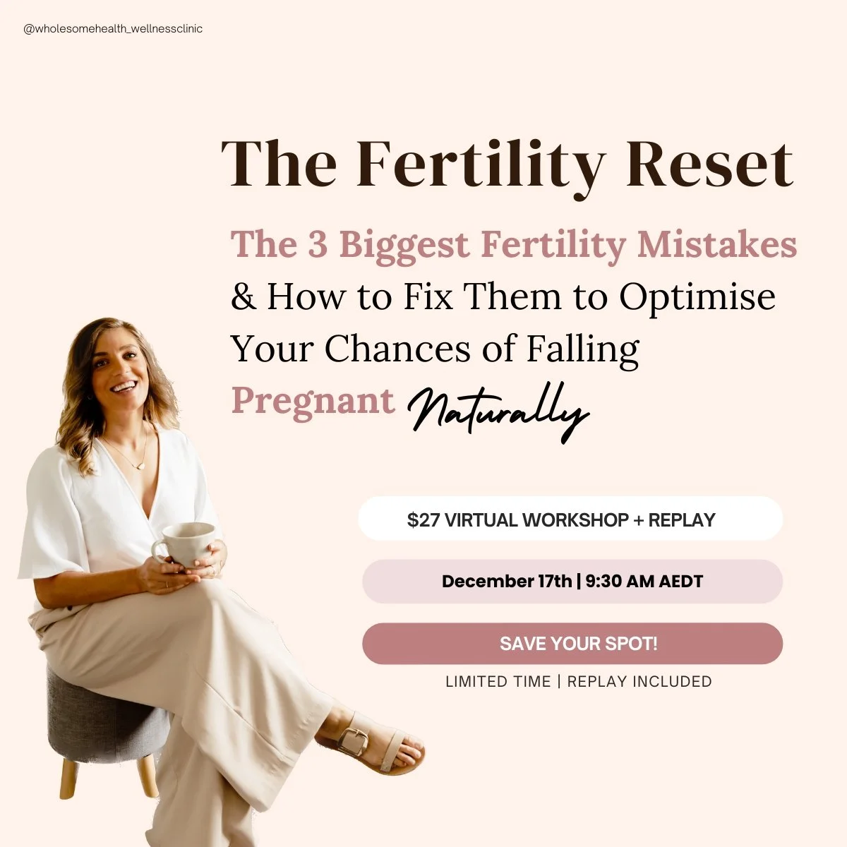 The Fertility Reset Workshop - Ticket