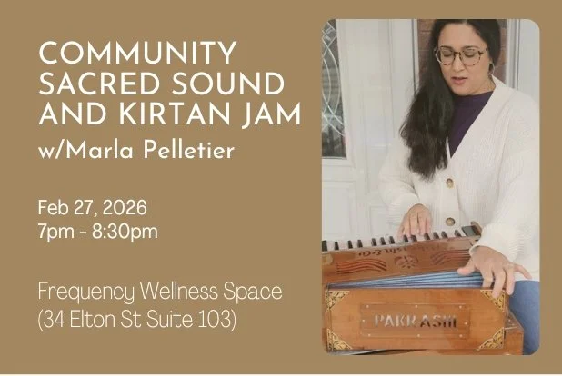 Community Sacred Sound and Kirtan Jam w/Marla Pelletier