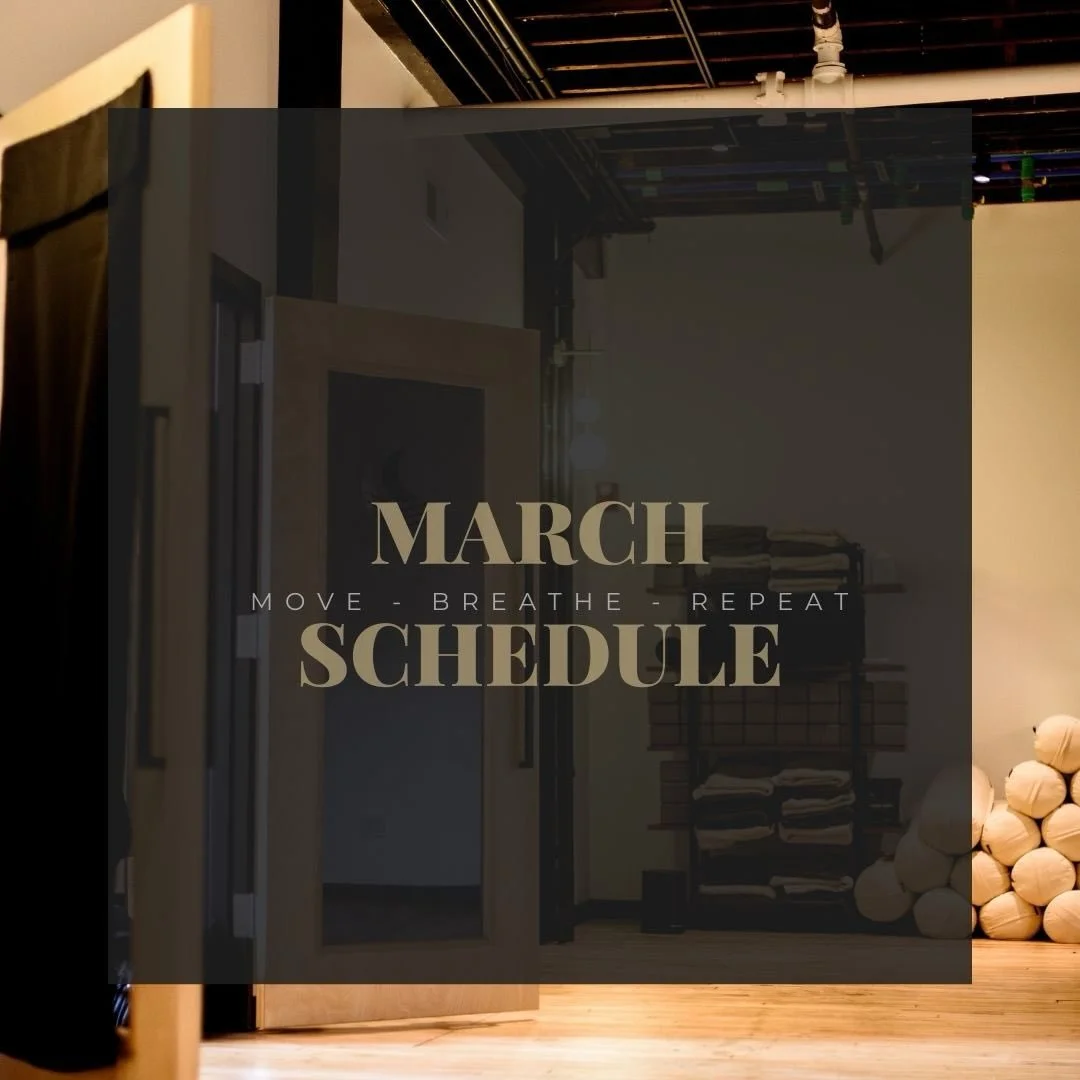 &ldquo;March arrives not all at once, but in quiet moments that slowly rearrange the days.&rdquo;

Maybe this is the month you return to a practice.
Maybe it&rsquo;s the month you try something new.

Our March schedule is here &mdash; explore what&rs