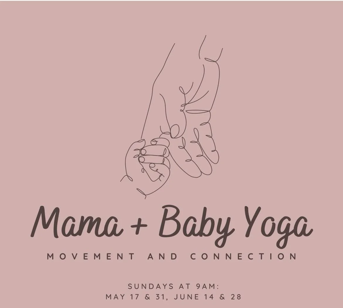 A special class series just for the mamas and babies ✨. Join Robyn @freespiritroc Sunday mornings at 9am for gentle movement and special connection with your little ones.