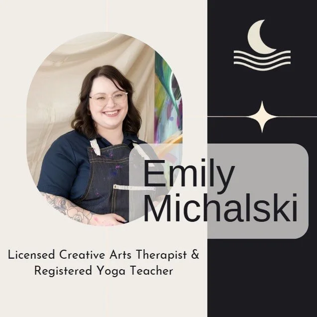 📣Welcome Emily Michalski to the Frequency family ✨

We&rsquo;re so excited to welcome Emily @arttherapistemily @theartfulasana to our community.

Emily is a licensed creative arts therapist and registered yoga teacher who brings together the healing