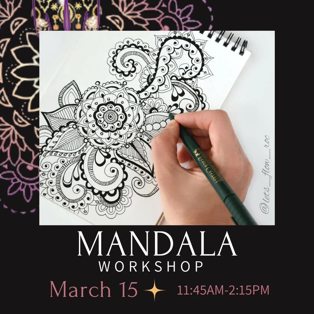 Mandala Making Workshop w/Tia — Frequency Wellness Space