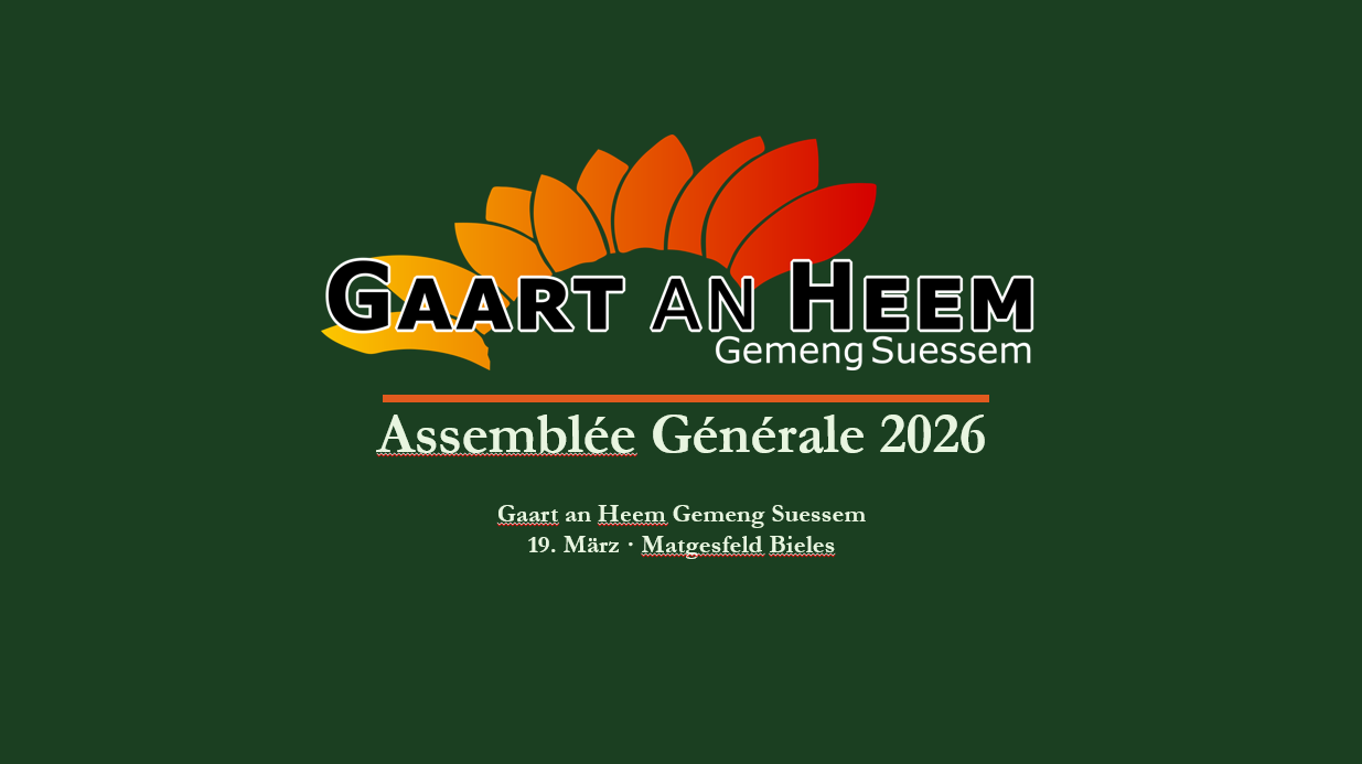 Assemblée générale 2026