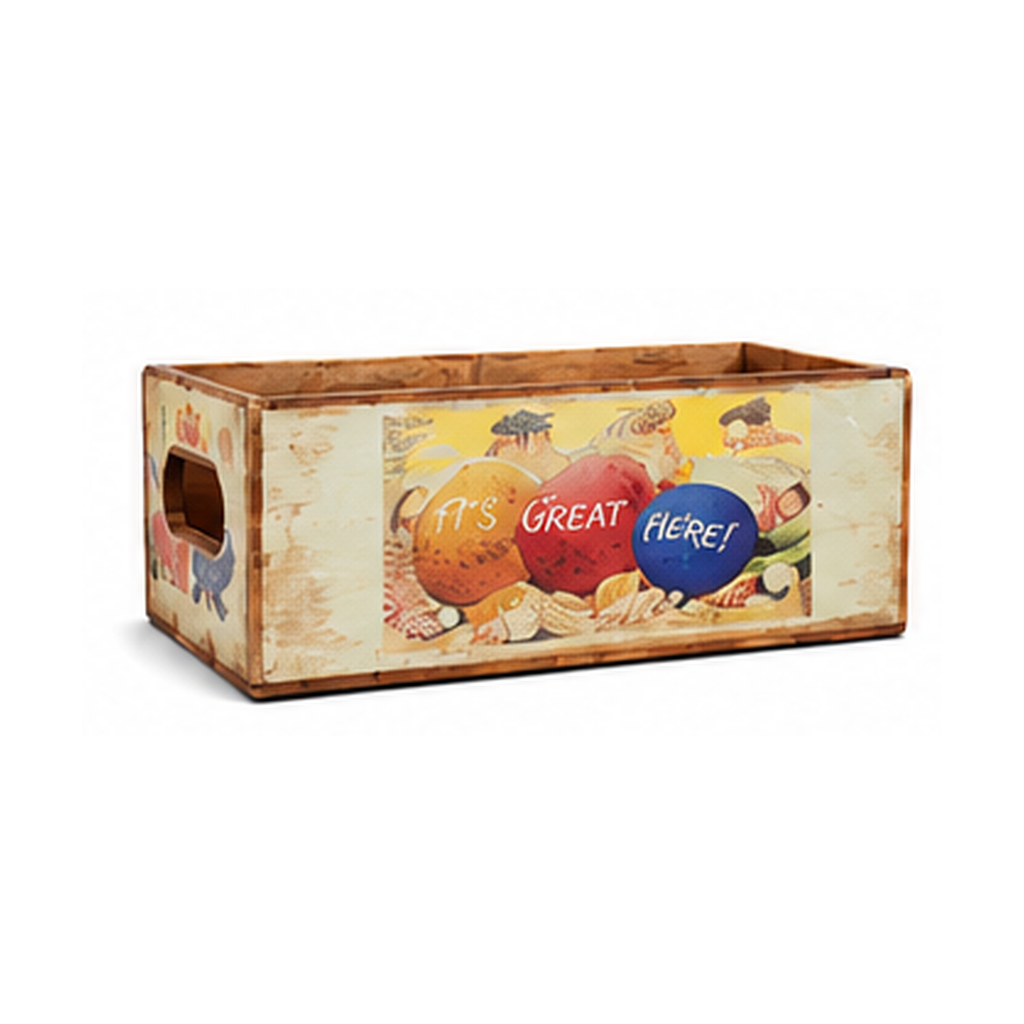 Vintage “It’s Great Here!” Shellfish Nesting Box