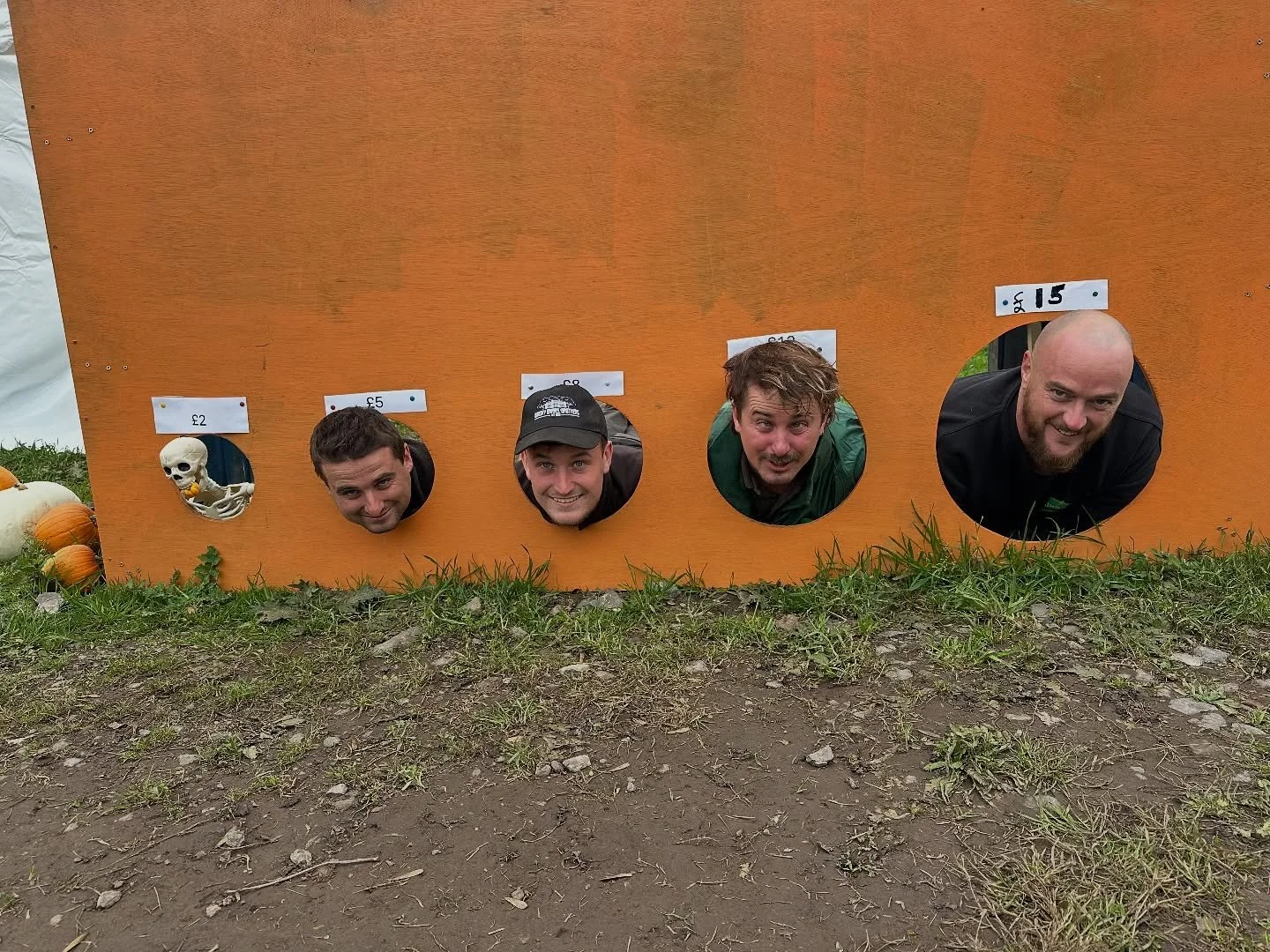 Who you picking? 😆🎃💯

Our pumpkin patch is free entry just turn up and only pay for what you pick (if you even pick any) price according to size hole they fit through 😀
You can pop down in the week but the patch won&rsquo;t be staffed , we go aga