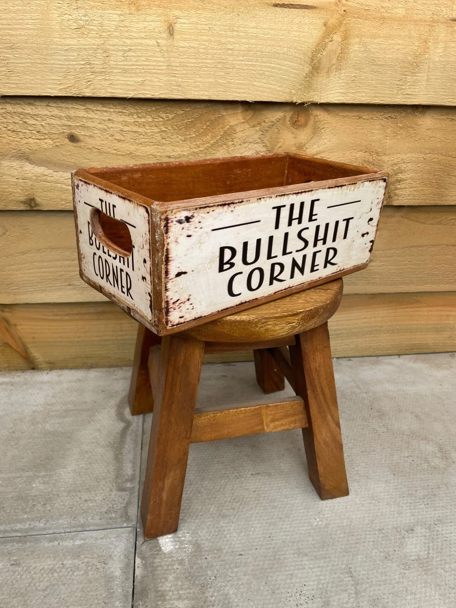 Bullshit Corner Storage Box