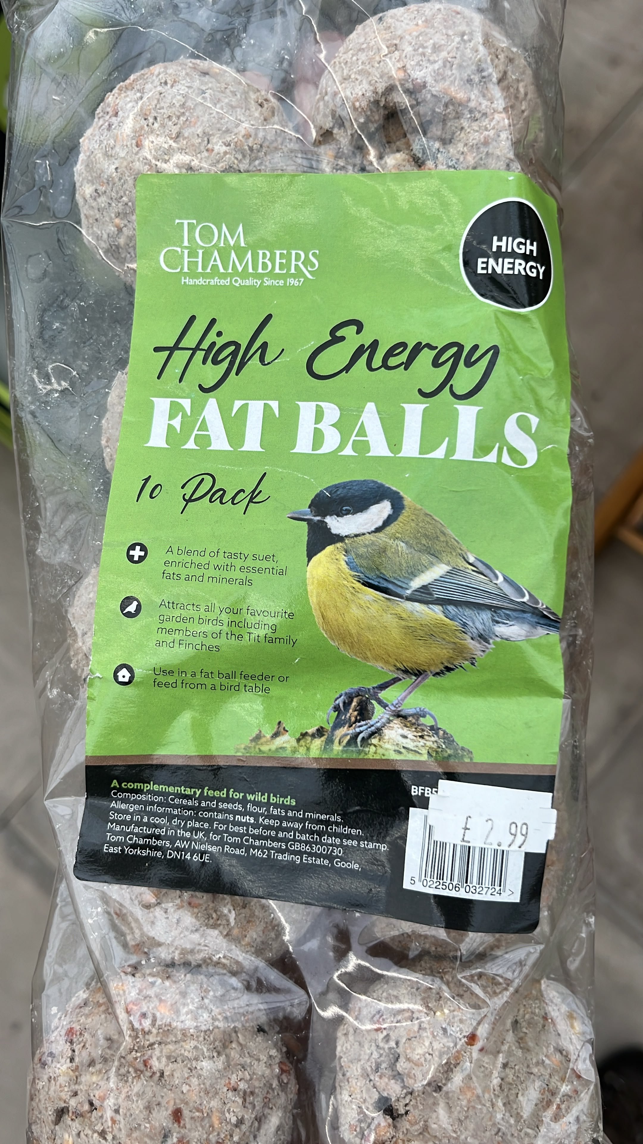 Tom Chambers High Energy Fat Balls