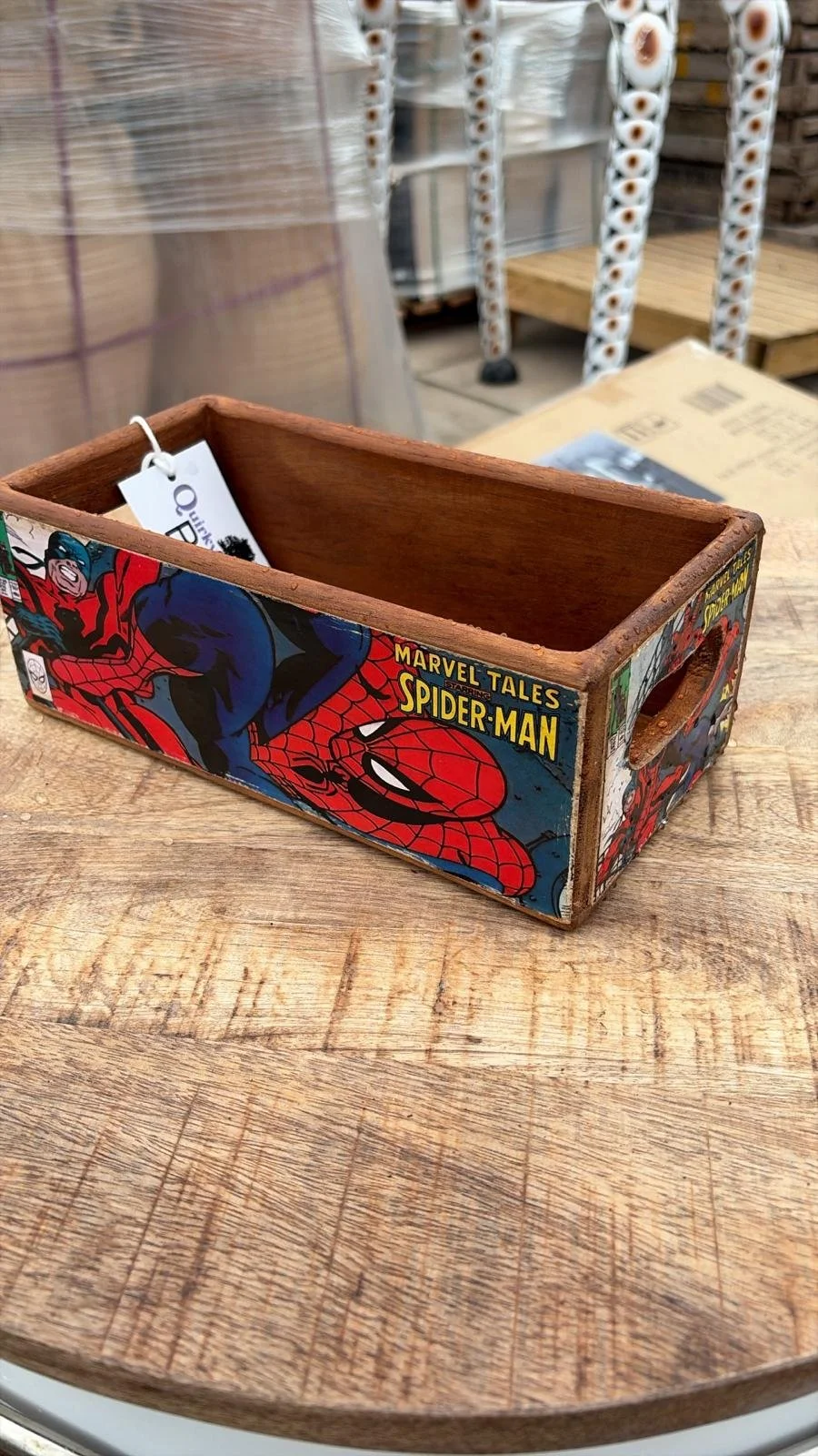 Vintage Spider-Man Marvel Tales Comic Shellfish Nesting Box