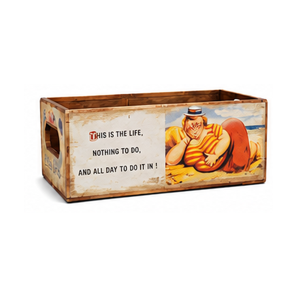 Vintage “This Is The Life” Shellfish Nesting Box