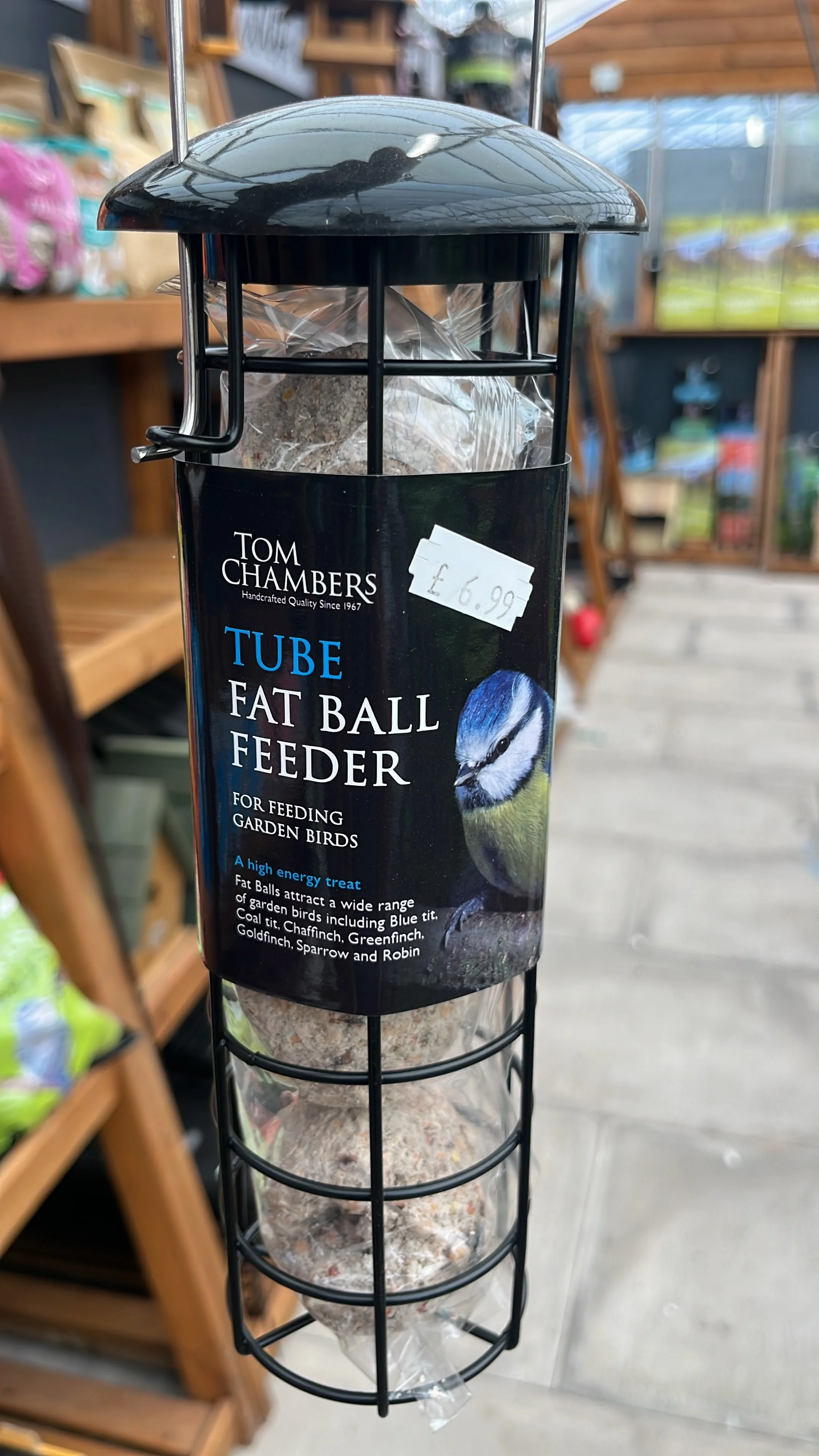 Tom Chambers Tube Fat Ball Feeder