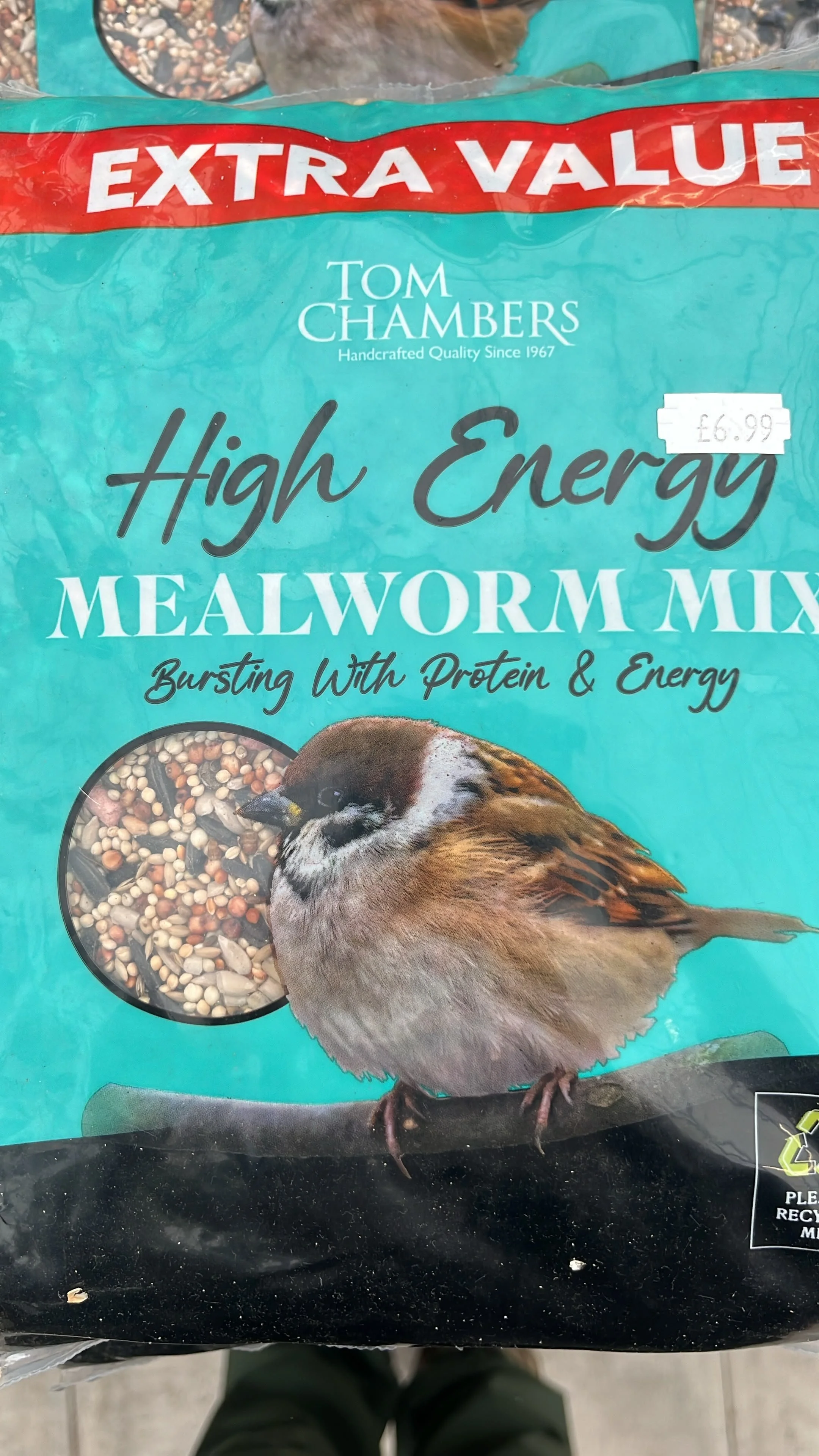 Tom Chambers High Energy Mealworm Mix