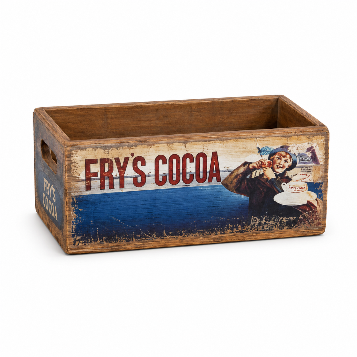 Vintage Fry’s Cocoa Shellfish Nesting Box