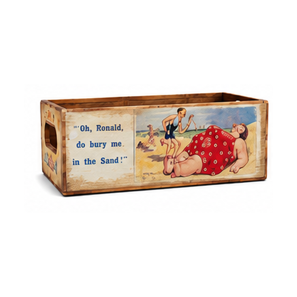 Vintage “Oh Ronald!” Shellfish Nesting Box