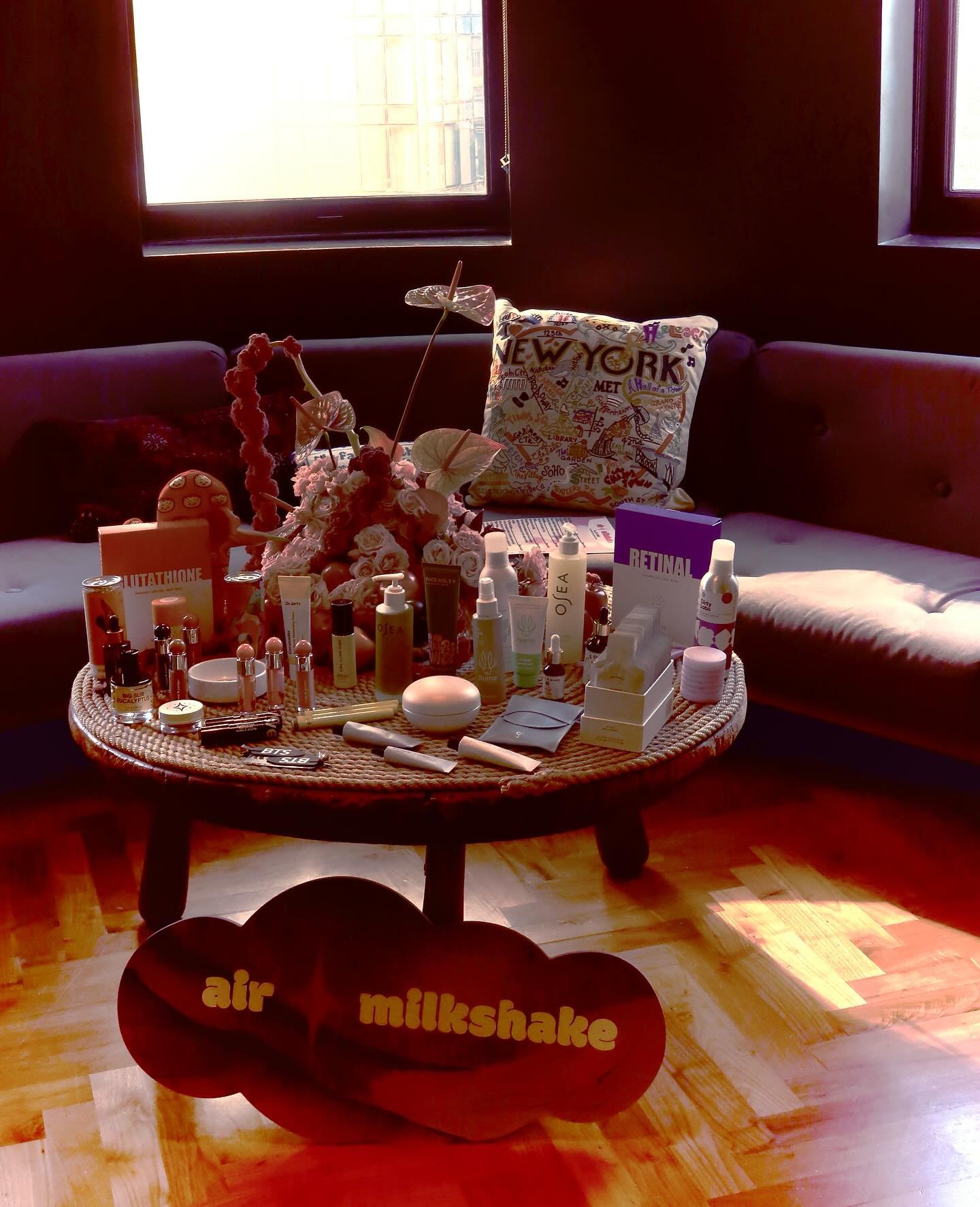 &ldquo;the dream set-up&rdquo; @airmilkshake NYFW Gifting Suite photographed by @lola.draper on a Canon G7X Mark ii #photography #photographer #productphotography