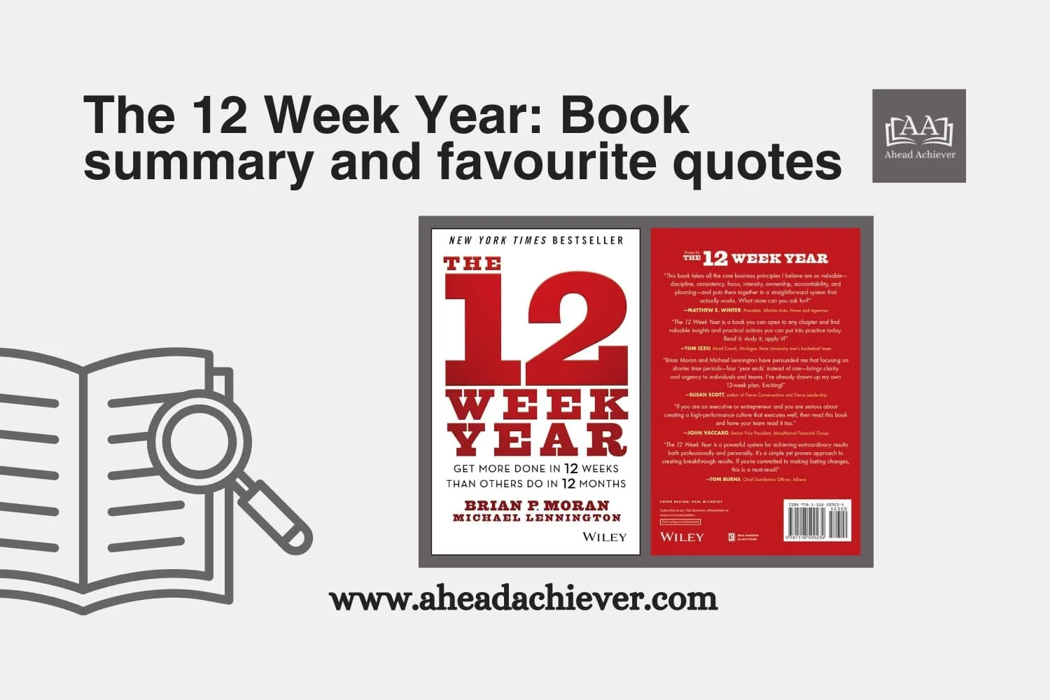 The 12 Week Year: Book summary and favourite quotes