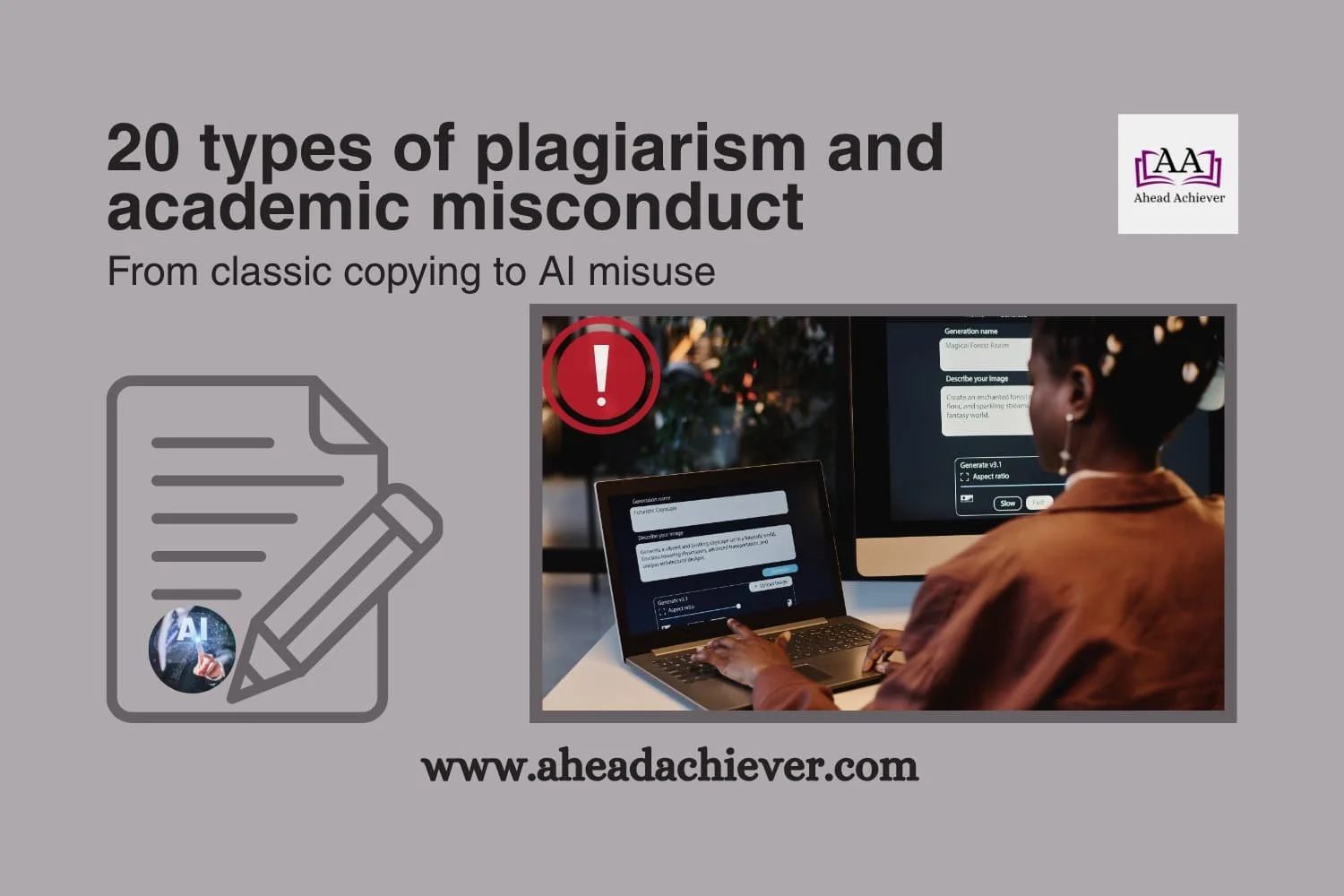 20 types of plagiarism and academic misconduct