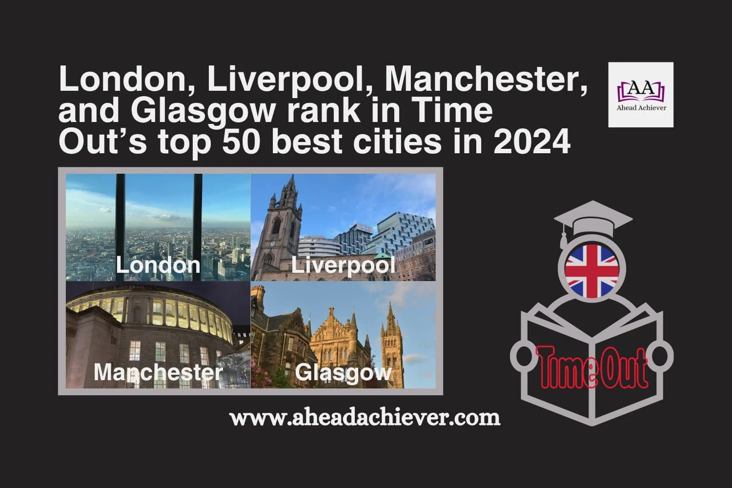 London, Liverpool, Manchester, and Glasgow rank in Time Out’s top 50 best cities in 2024