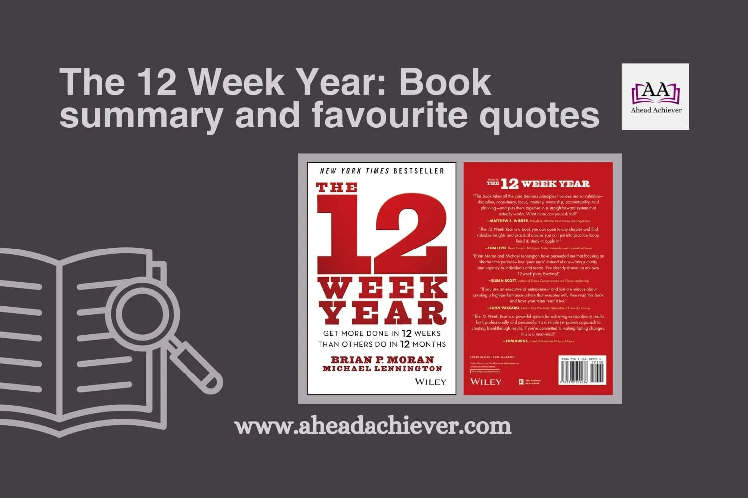 The 12 Week Year: Book summary and favourite quotes