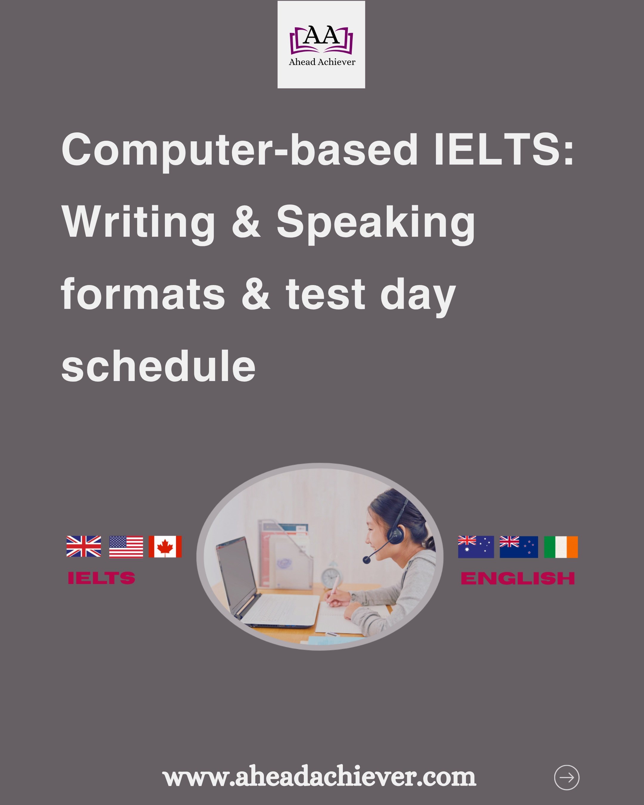 Computer-based IELTS: Writing &amp; Speaking formats &amp; test day schedule
​
Read the full blog post: https://www.aheadachiever.com/news-and-blog/ielts-on-paper-ends-mid-2026-computer-tests-one-skill-retake 
​
Sign up for our 1:1 IELTS Preparation 