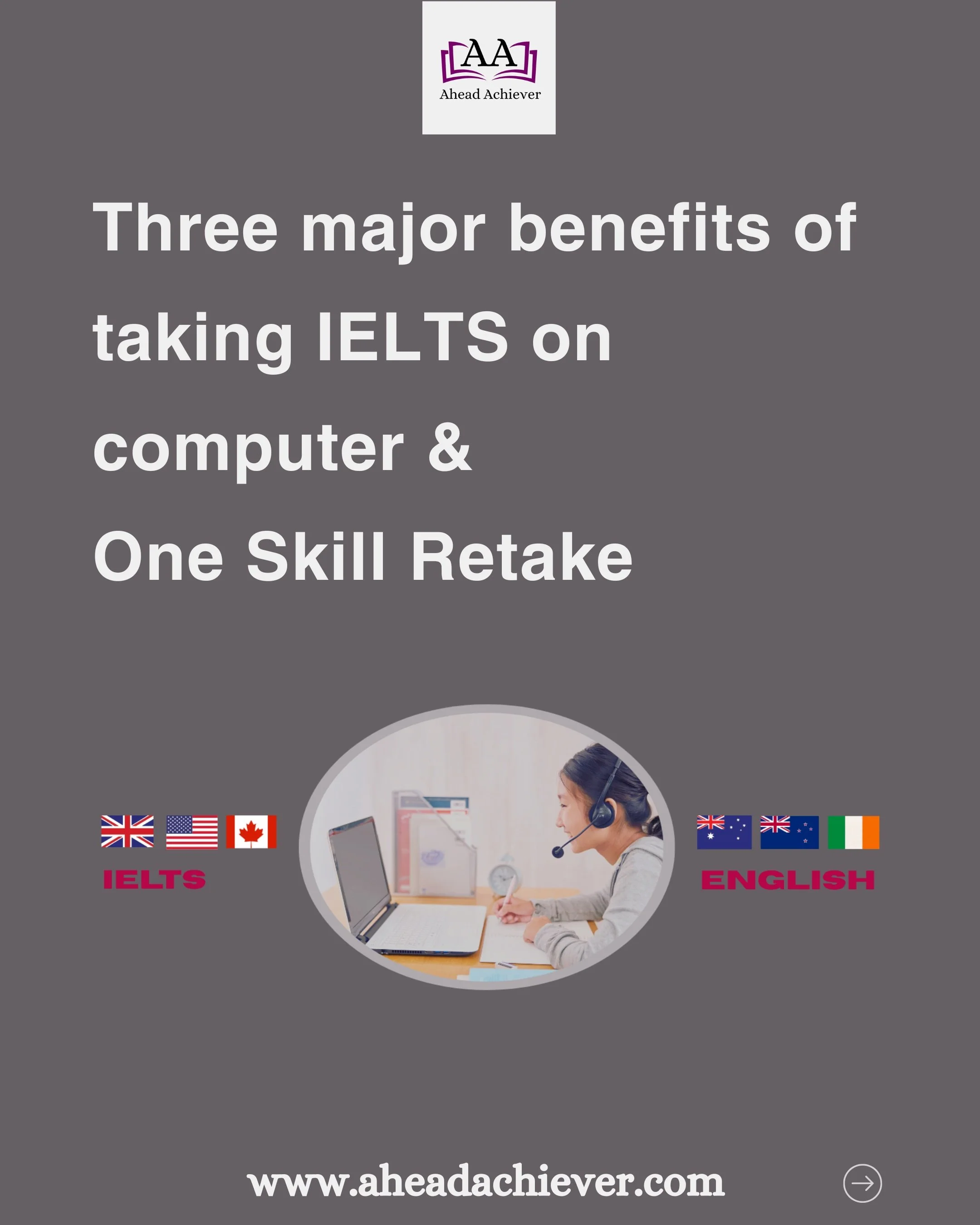 Three major benefits of taking IELTS on computer &amp; One Skill Retake
​
Read the full blog post: https://www.aheadachiever.com/news-and-blog/ielts-on-paper-ends-mid-2026-computer-tests-one-skill-retake 
​
Sign up for our IELTS Intermediate Course: 