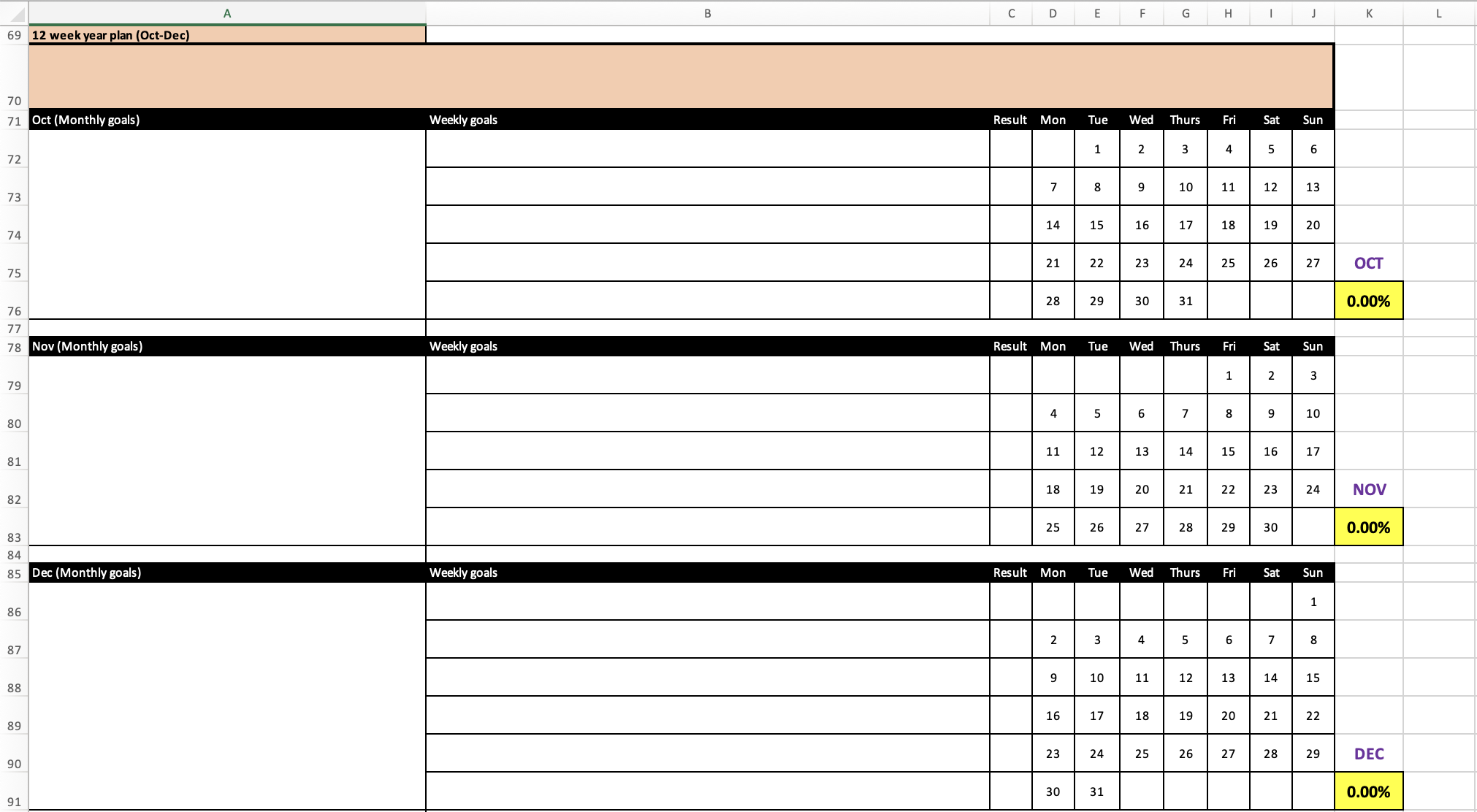 The 12 Week Year Plan 2024, 2025, 2026 — Ahead Achiever