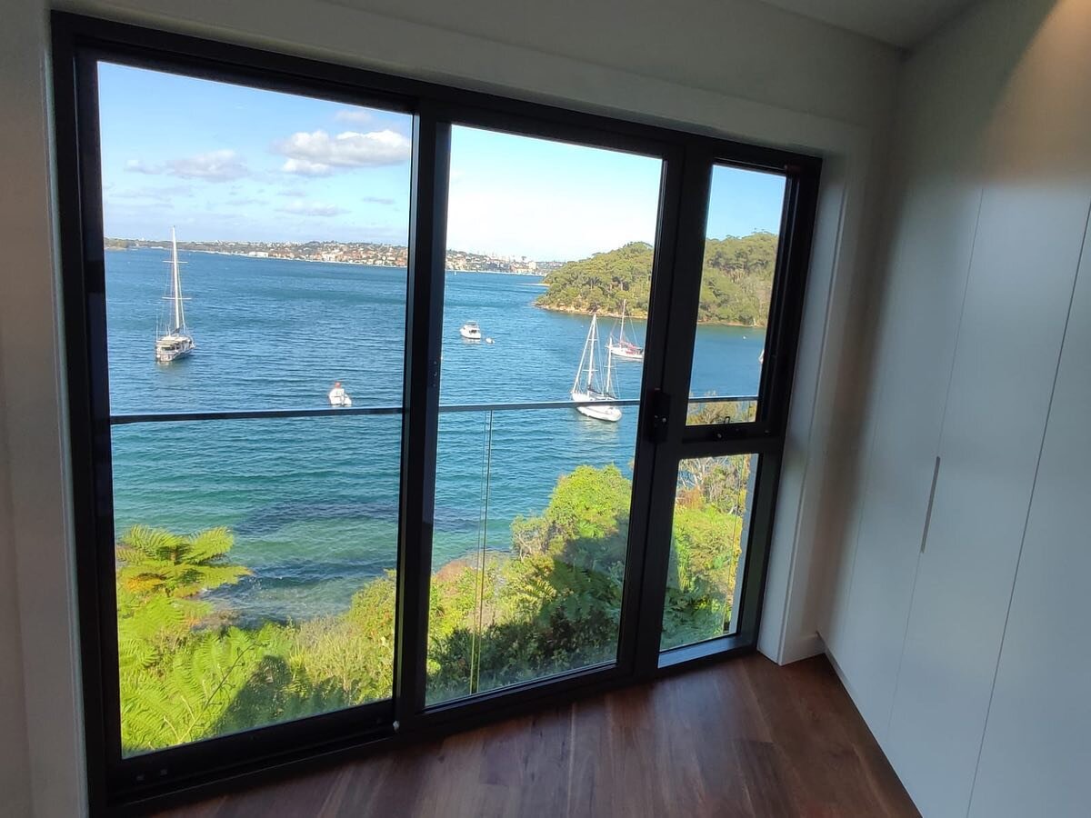Cleaning windows with views 🧼 ☀️