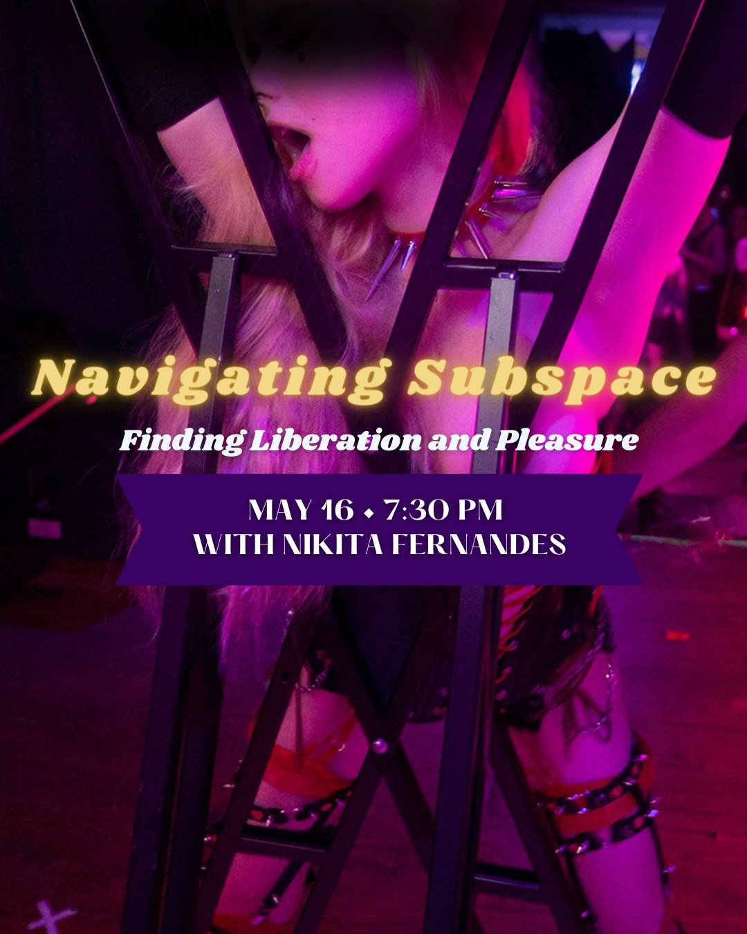 If you're curious about the psychological benefits of subspace &amp; power dynamics through a strength's based perspective, this one's for you. You know where to go for the link!

💥 UPCOMING EVENTS 💥
📅 May 15: HMU Academy: Latex Intensive + Mixer 