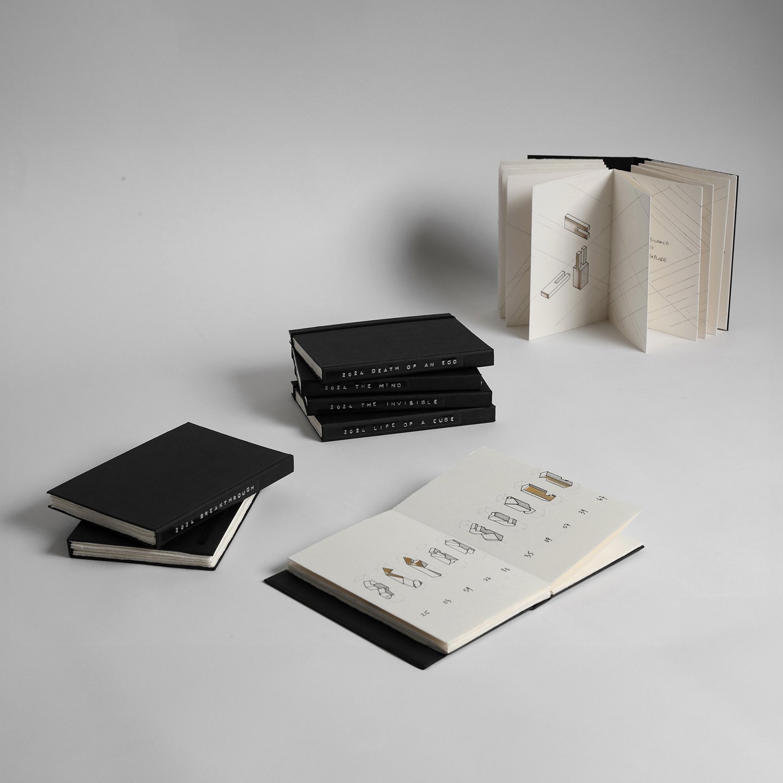 Wherever I go, I am never truly alone. I will just need to open the folds and find myself at Home. 
 
2024, Ink on paper, Leporellos / 18 x 12 x 240 cm 
 
Photography credit @lumin_stills 
 
#tarekelkassouf #leporello #paper #inkonpaper #paperart #go