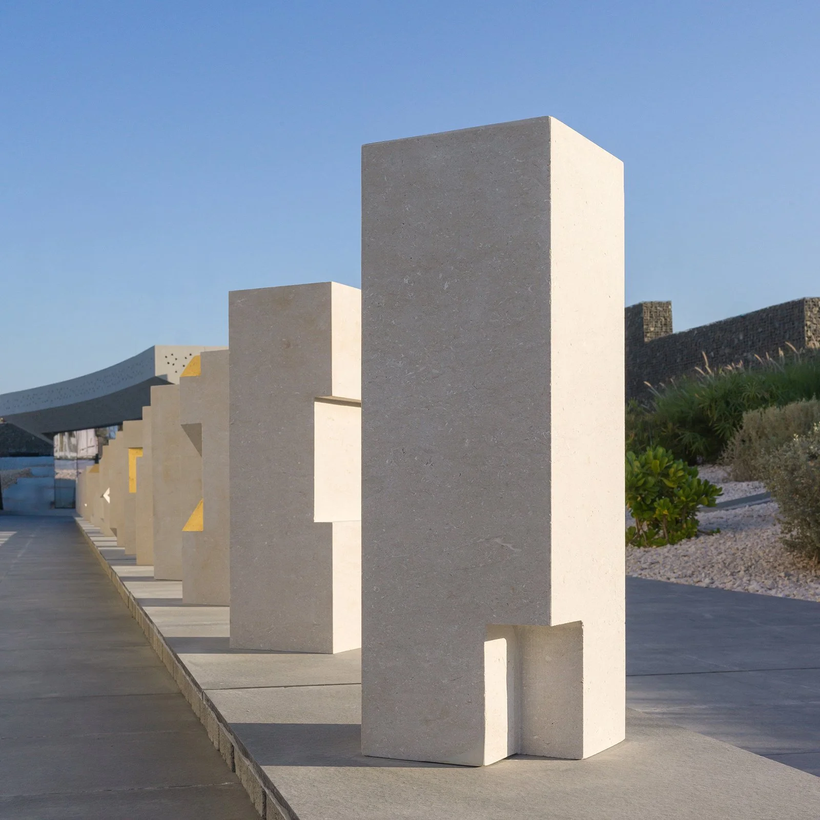 The "Boundaries" sculptural installation invites visitors to explore what defines and confines us. It explores the infrastructure of limitation and liberation, that will help us understand the forces that mold our perceptions. 
 
Boundaries