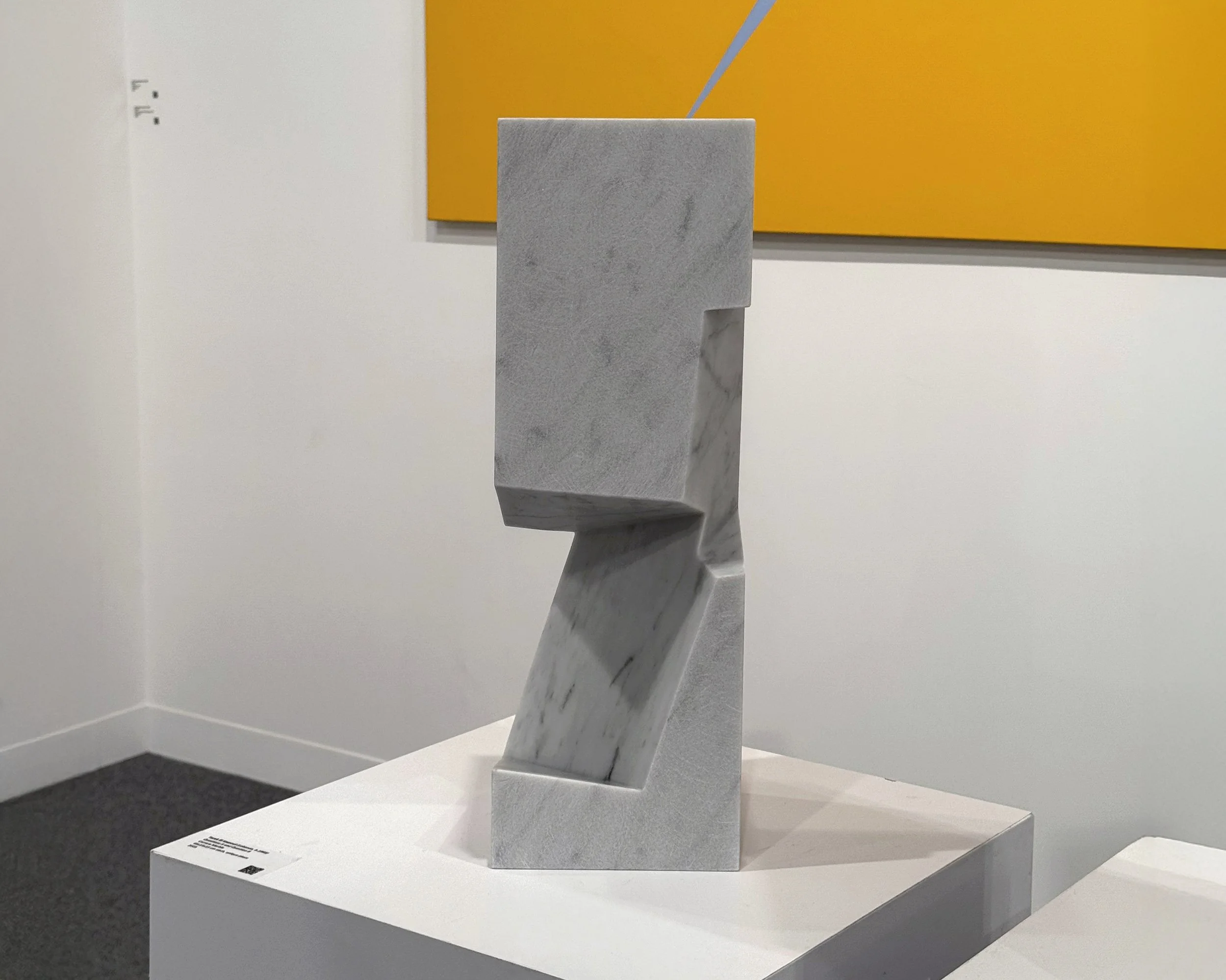 Tarek Elkassouf طارق القاصوف — Questions sculpture detail. A study in geometric form and the silence between words through large-scale art.