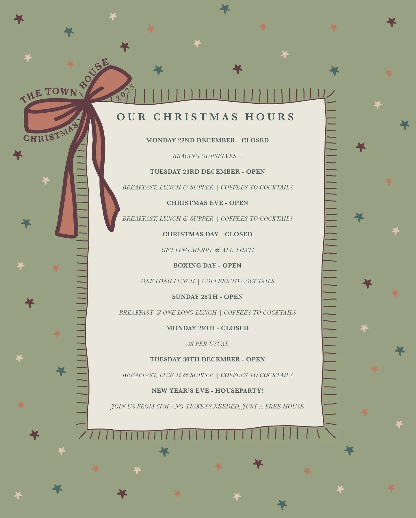 &lsquo;tis the season to get booking 🎀

Swipe to see our Festive Menus 👀