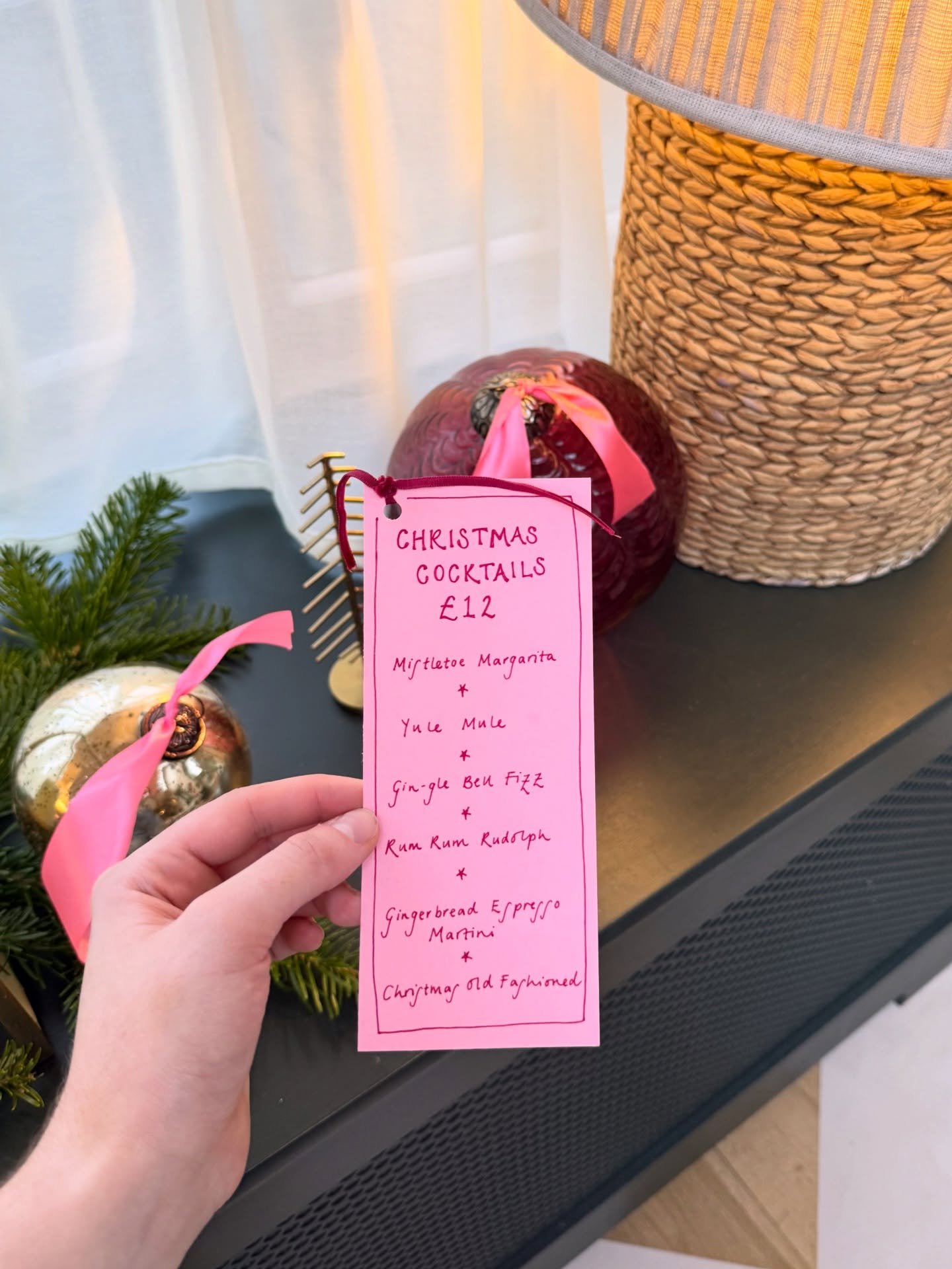 Our Christmas Cocktail Menu is a Sleigh Queen x 

Only available throughout December 👀

&amp; yes that includes NYE - the bar will be open from 6pm with no need to book 🍸