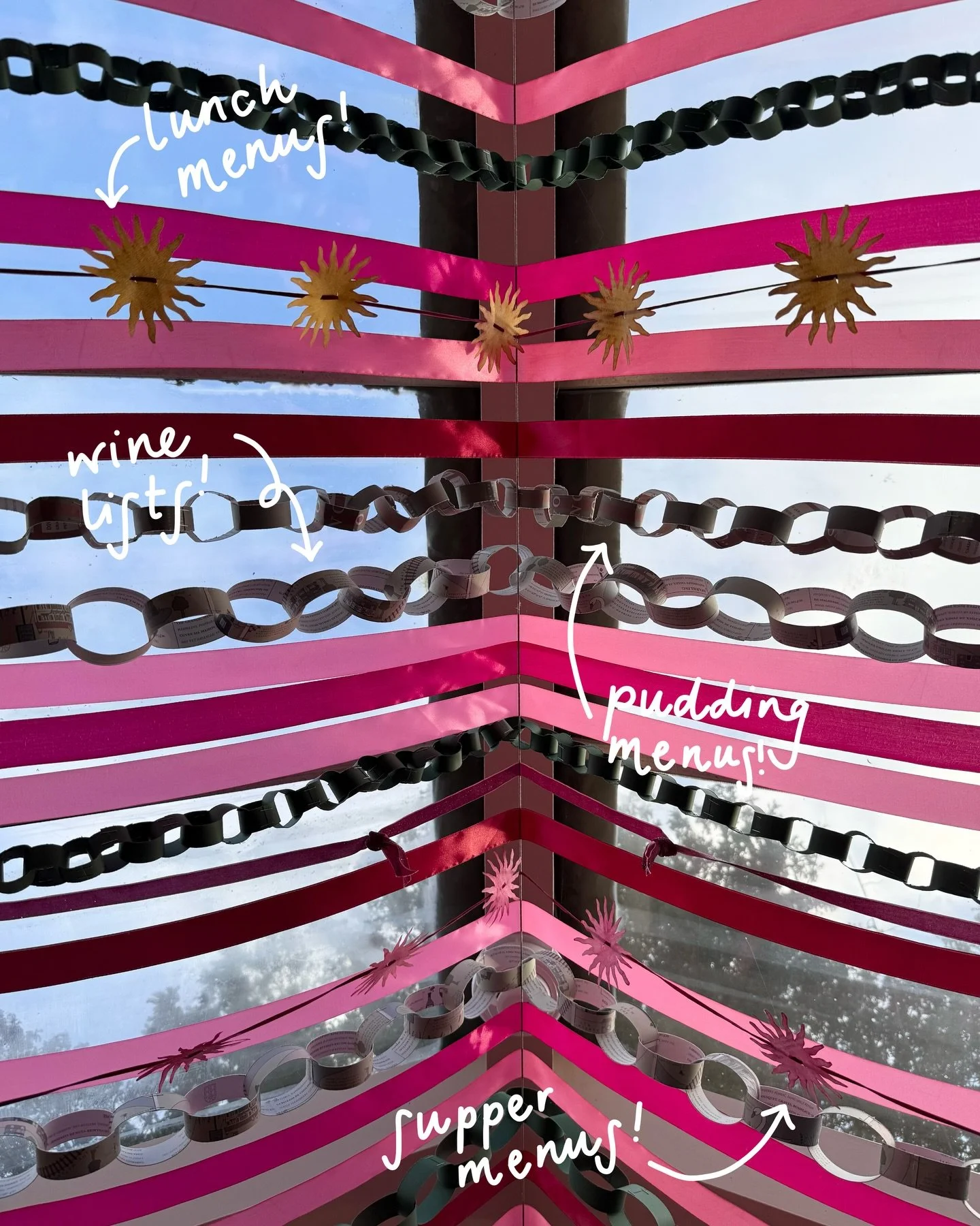 Did you know that the majority of our decorations are made from recycled materials? 🤍

Have a lil flick through to see what we&rsquo;ve managed to use 👀

Anyone got any ideas for what else we could create? 🍸