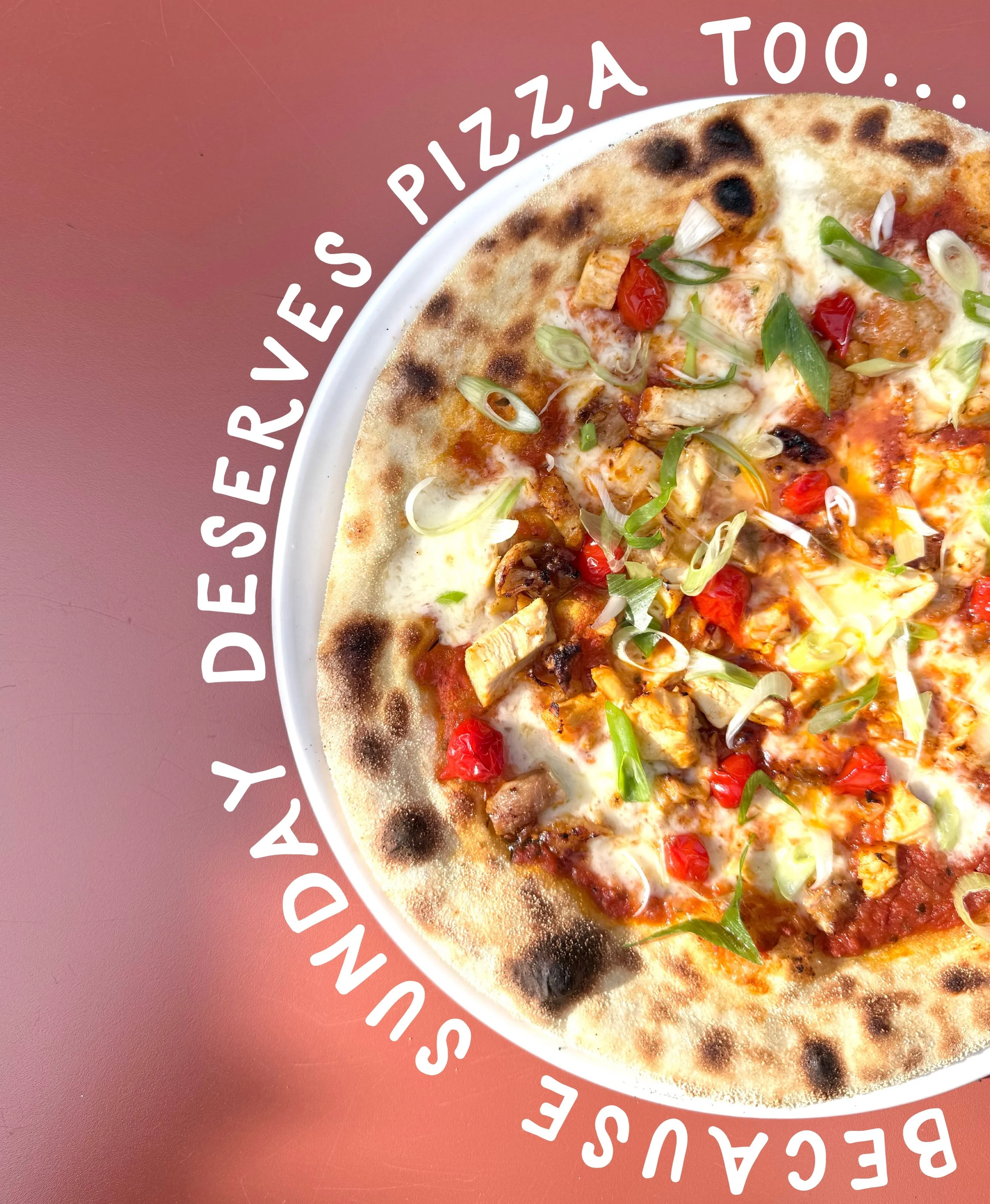 BIG NEWS: we&rsquo;re now *officially* serving our Sourdough Pizzas every Sunday alongside our mouthwatering roasts 🤍

Not too late to get booked in for this weekend 🥂

P.S. hard launching our new pizza flavour 👀

P.P.S don&rsquo;t forget we also 