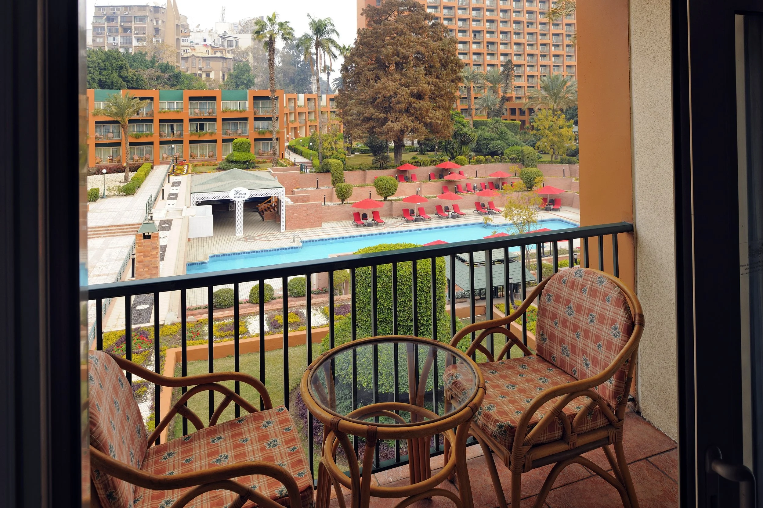 Room overlooking the pool.JPG