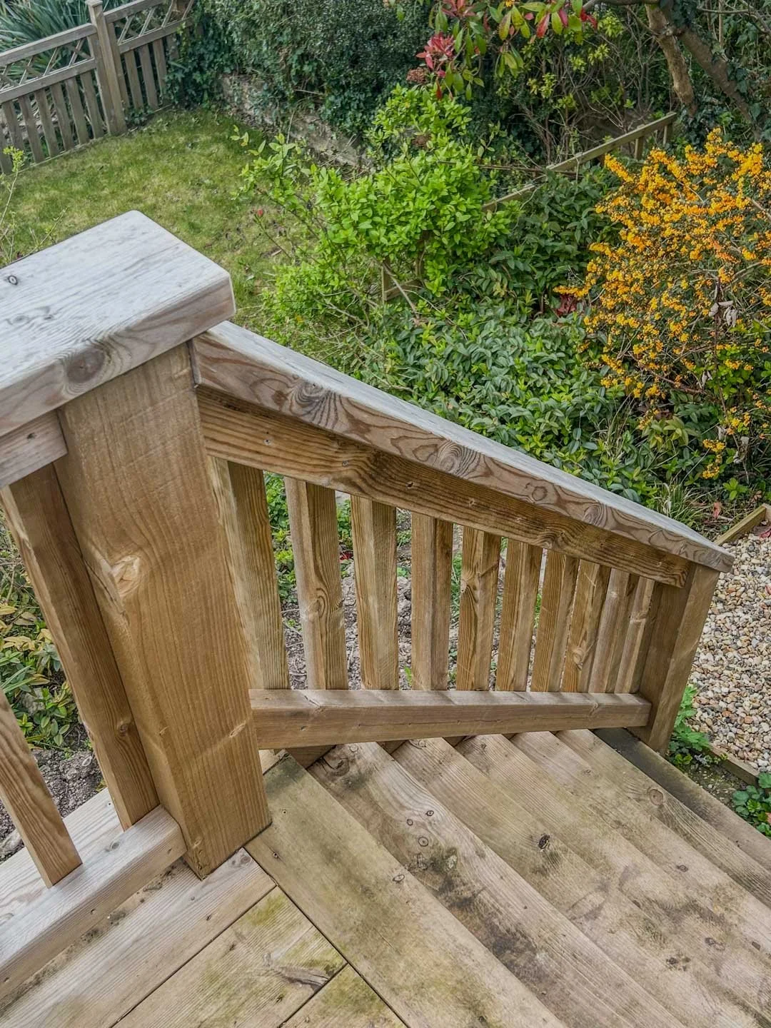 Garden Room Decking and Stairs