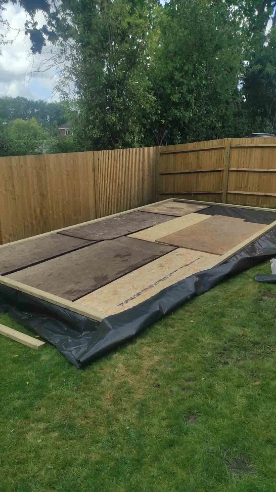 Garden room foundation