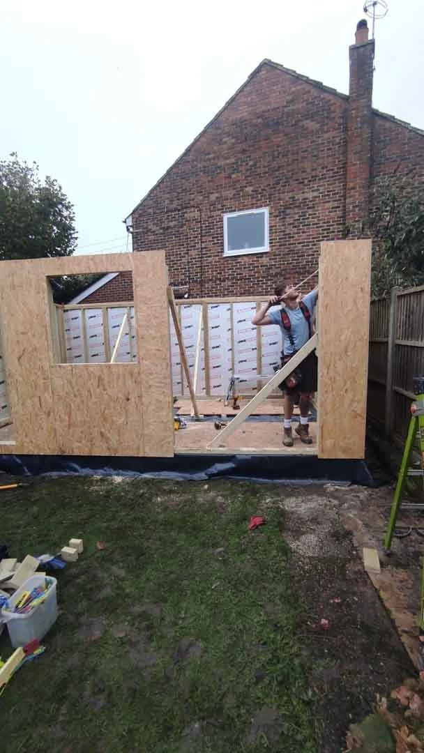 Garden Room build
