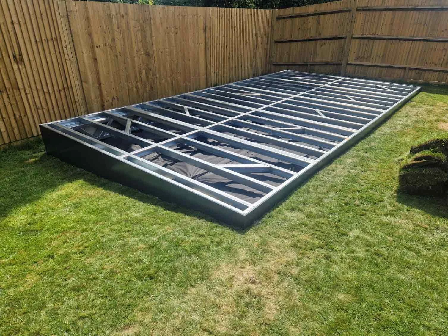 Garden room foundation