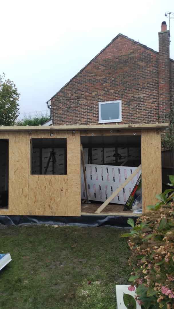 Garden Room build