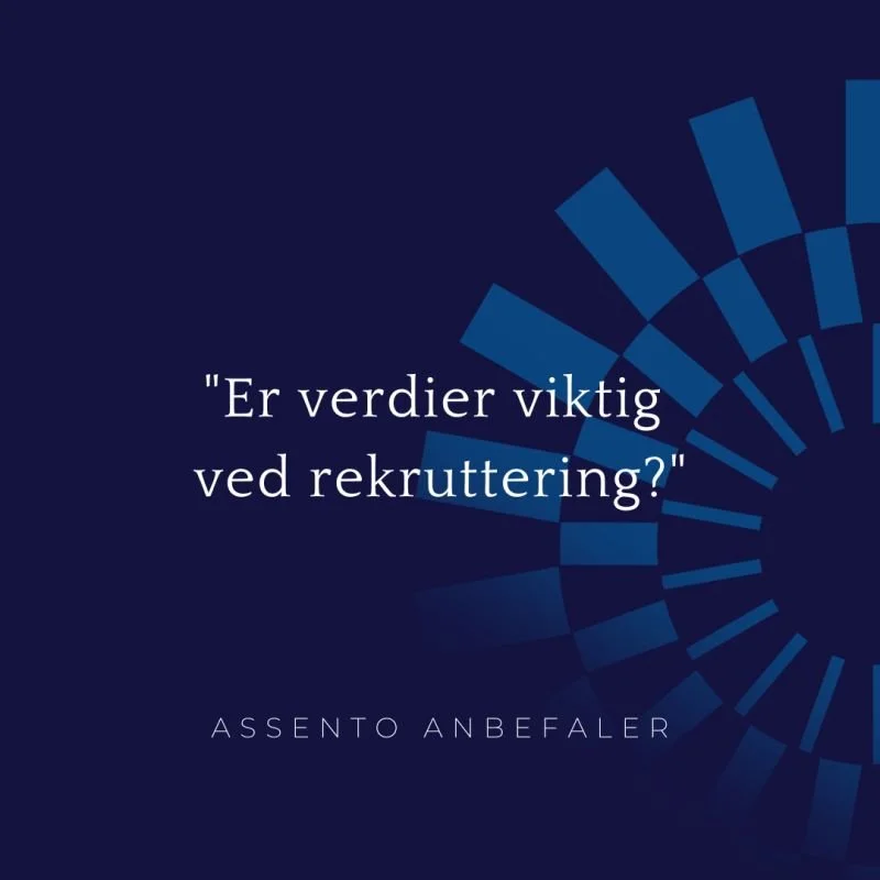 Er verdier viktig ved rekruttering?