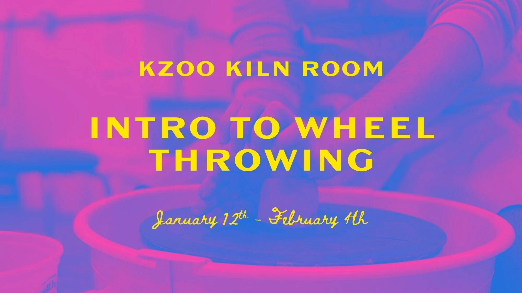 Intro to Wheel Throwing at kalamazoo kiln room