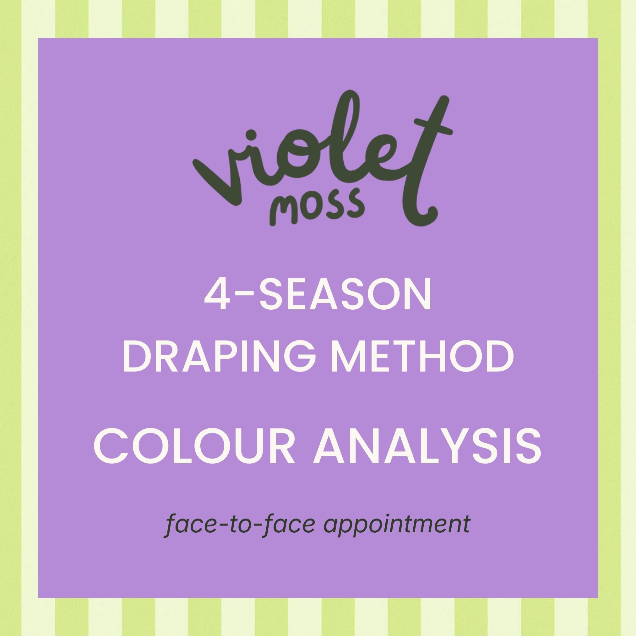 Violet Moss 4-Season Draping Method - Colour Analysis