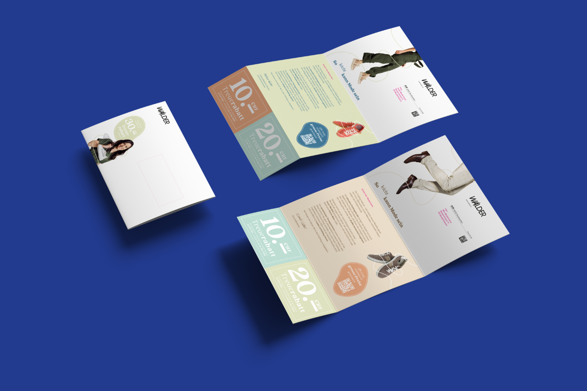 Schuhhaus Walder Geschenkkarte &amp; SaisonMailing