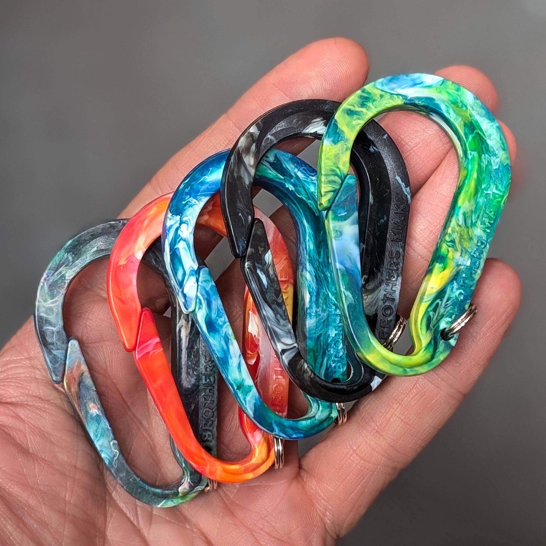 Carabiner Key Clips (5-Pack)