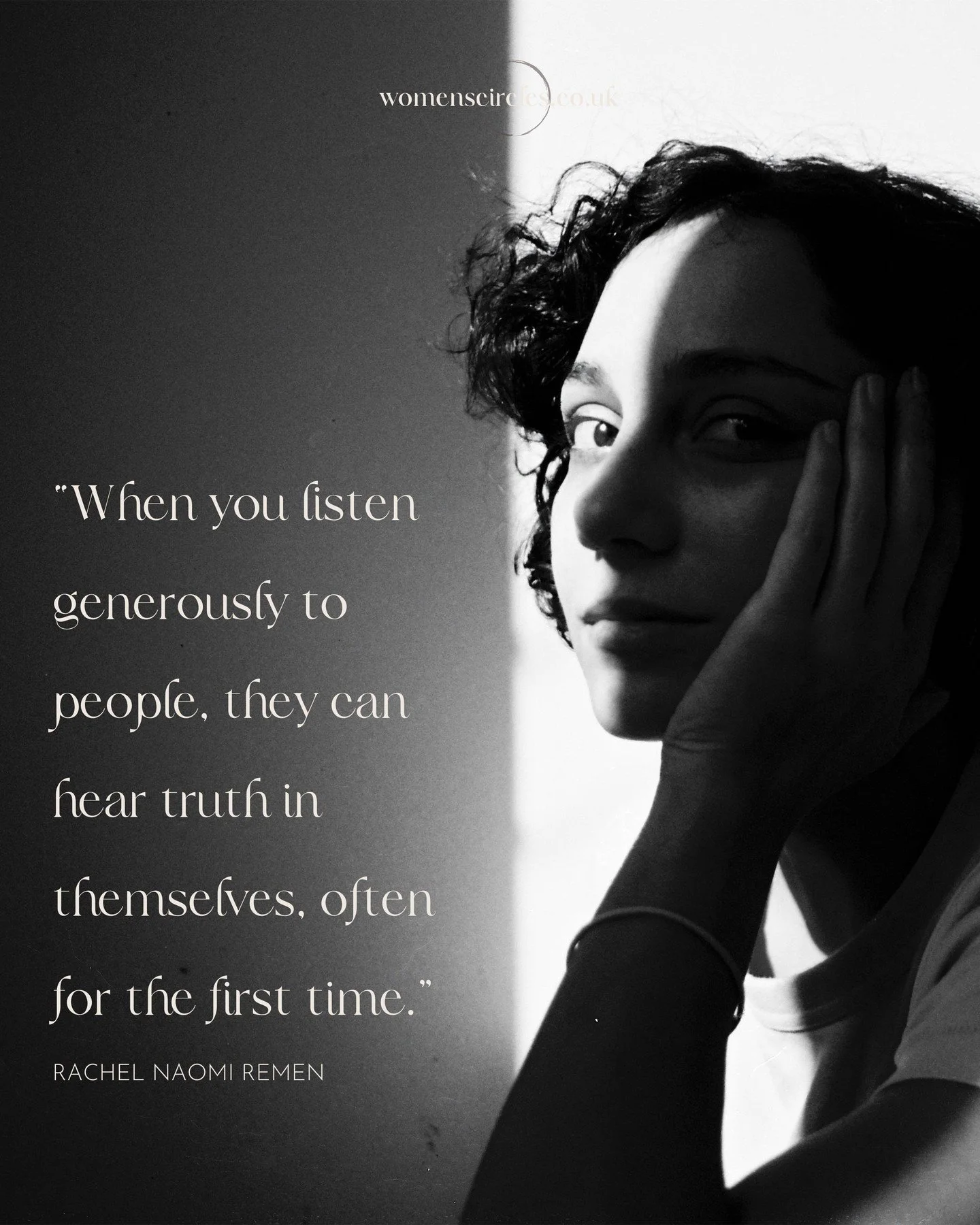 We have seen evidence of this again and again in circle. Often when we offer opening guidelines, we cover lots of aspects of how we share, and what that looks like - no interruptions, advice, and so on. But paying attention to the listening is also r