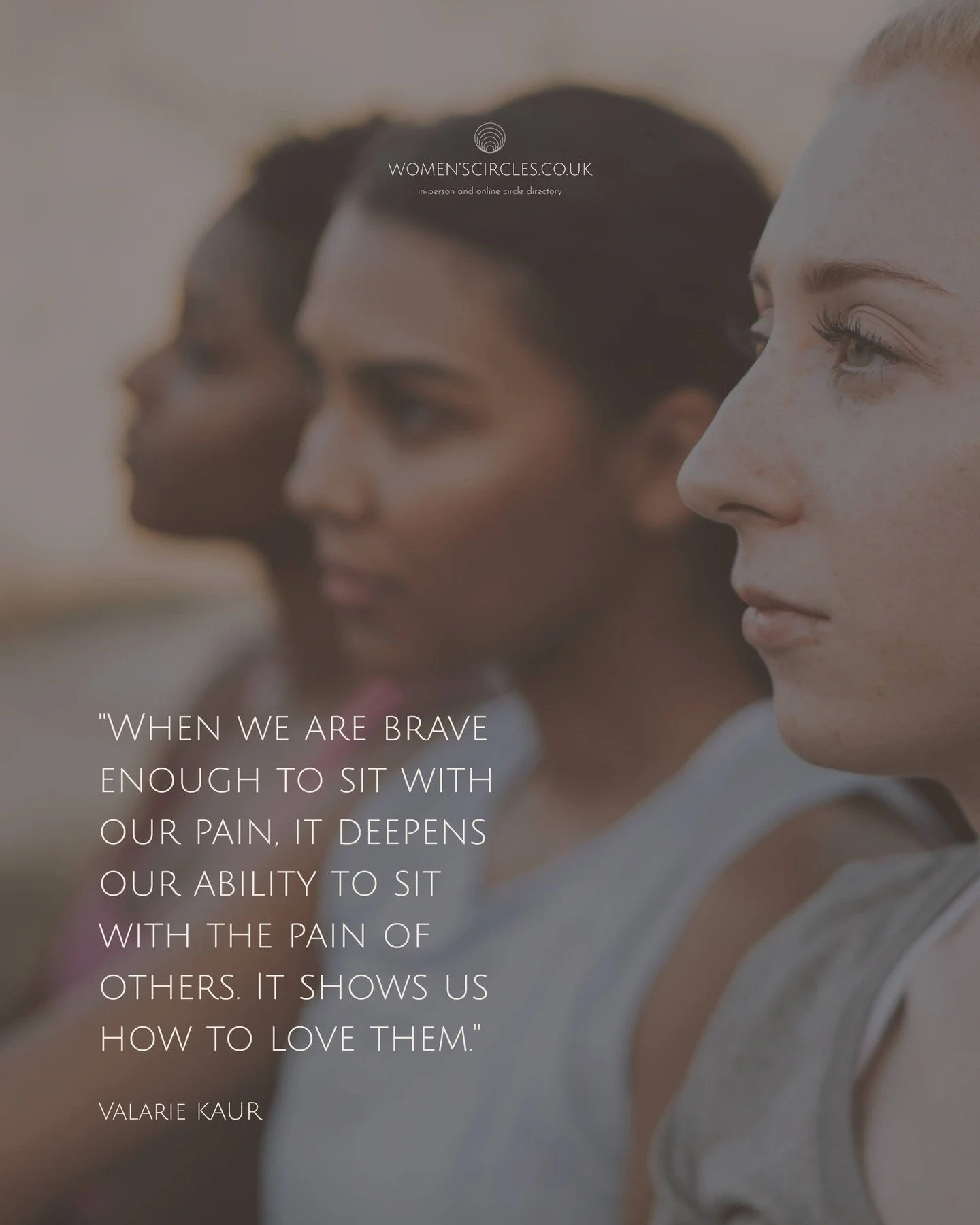 The beauty we find in witnessing each other, without comment or reply, just in honouring what feels true for each of us, the courage it takes to sit in the pain of others without needing to fix it. This is where circle is different from any other spa