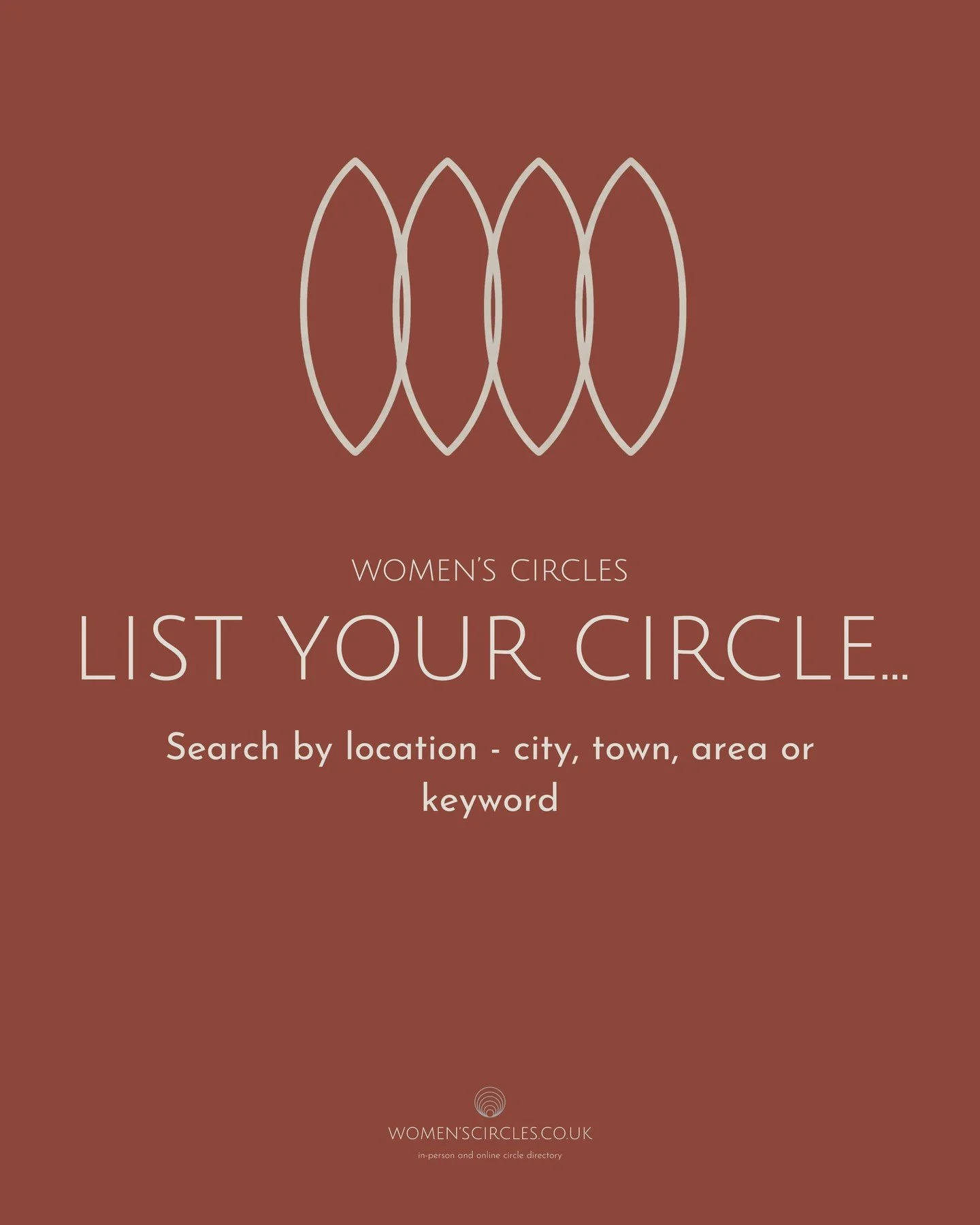 Want to know something very cool? When women search for 'women's circles near me', our site is listed first or second in Google results... which really means YOUR circle appears first or second on a Google search. ⁠
⁠
All our in-person circles are lo