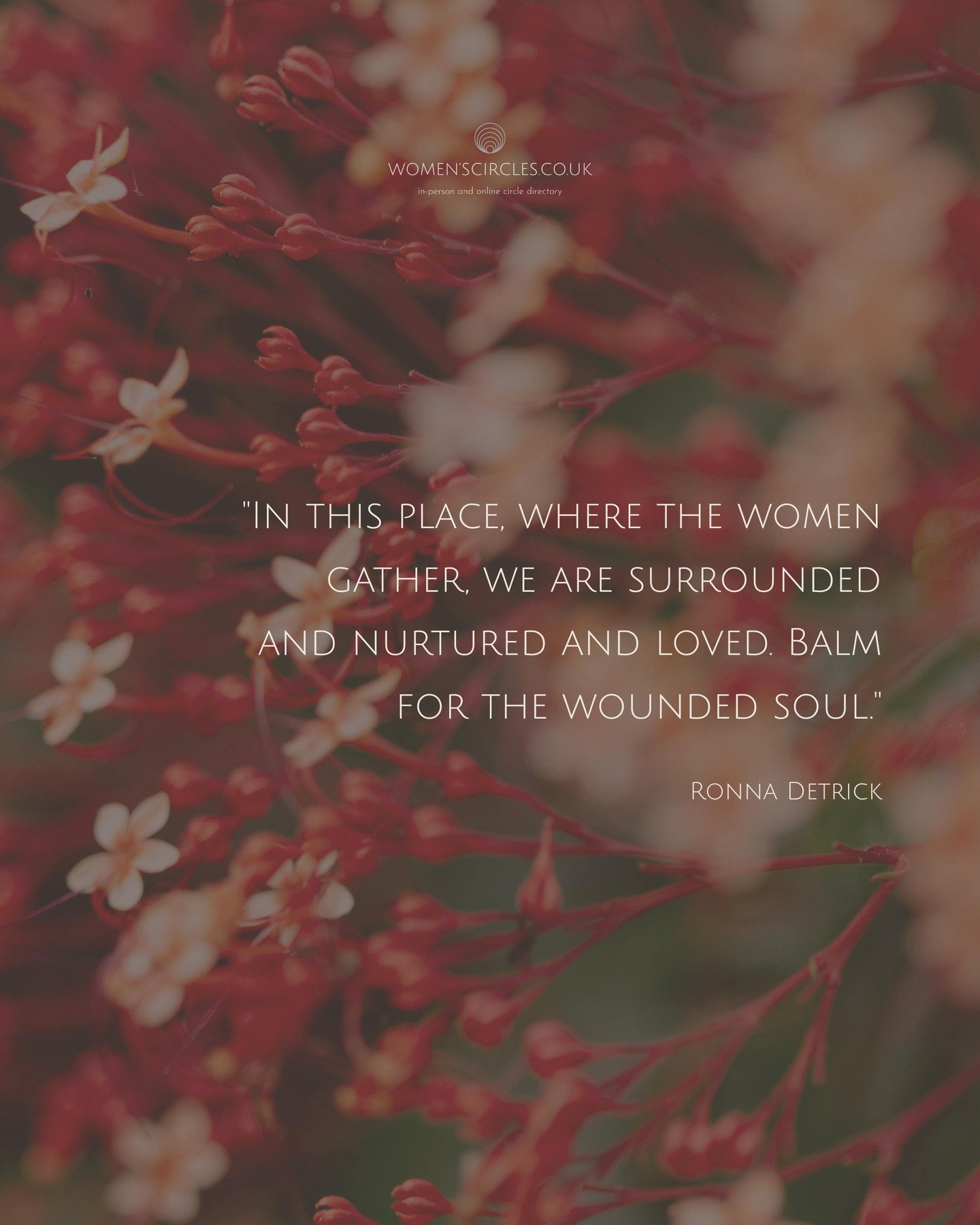 Circles have always been needed, but in this ravaged, broken world they are the balm so many of us need. It's beautiful to see circles actually being created to specifically hold space for our collective grief and despair in this time of crisis and l