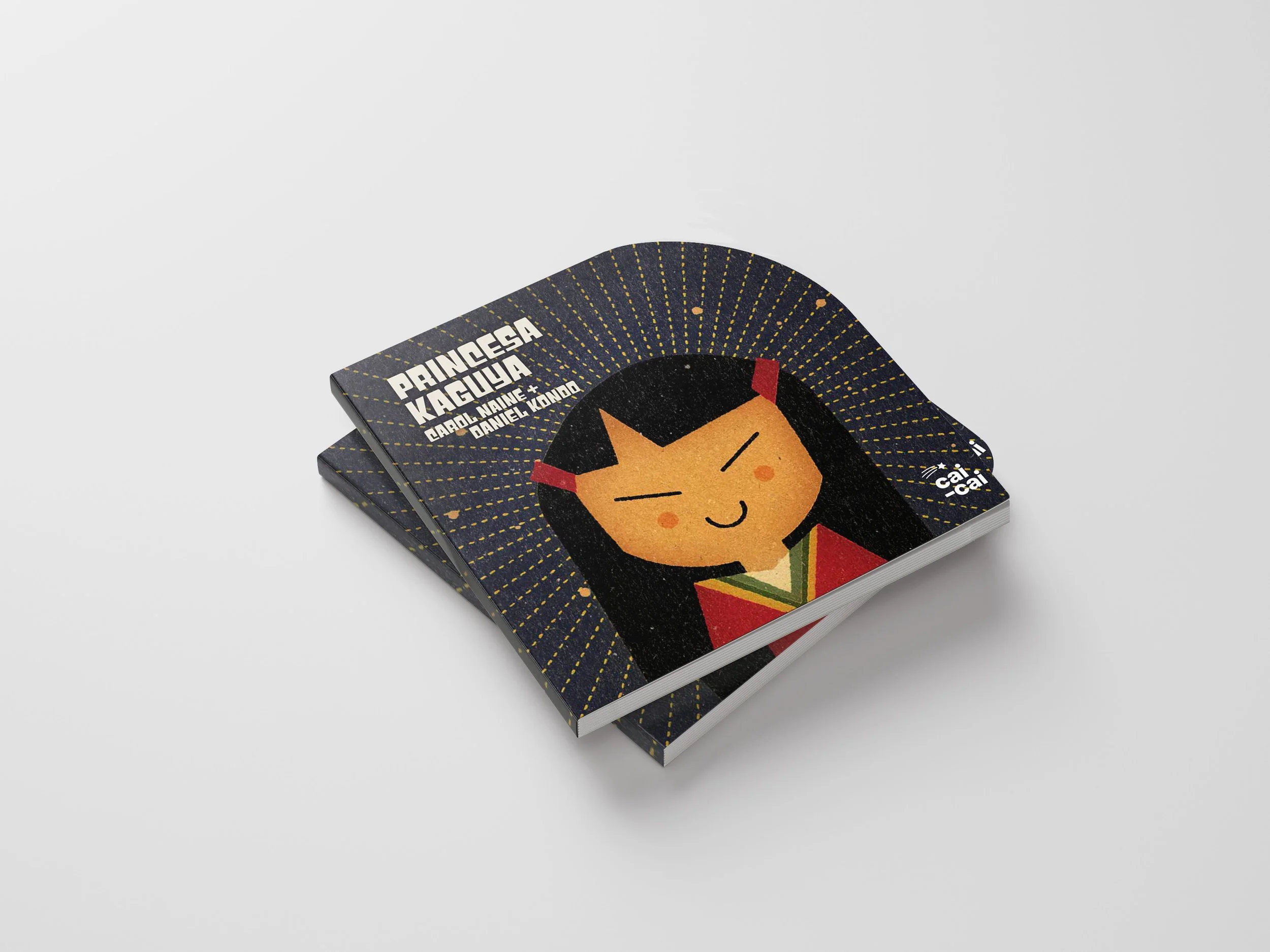 Princesa Kaguya, livro de Carol Naine ilustrado por Daniel Kondo